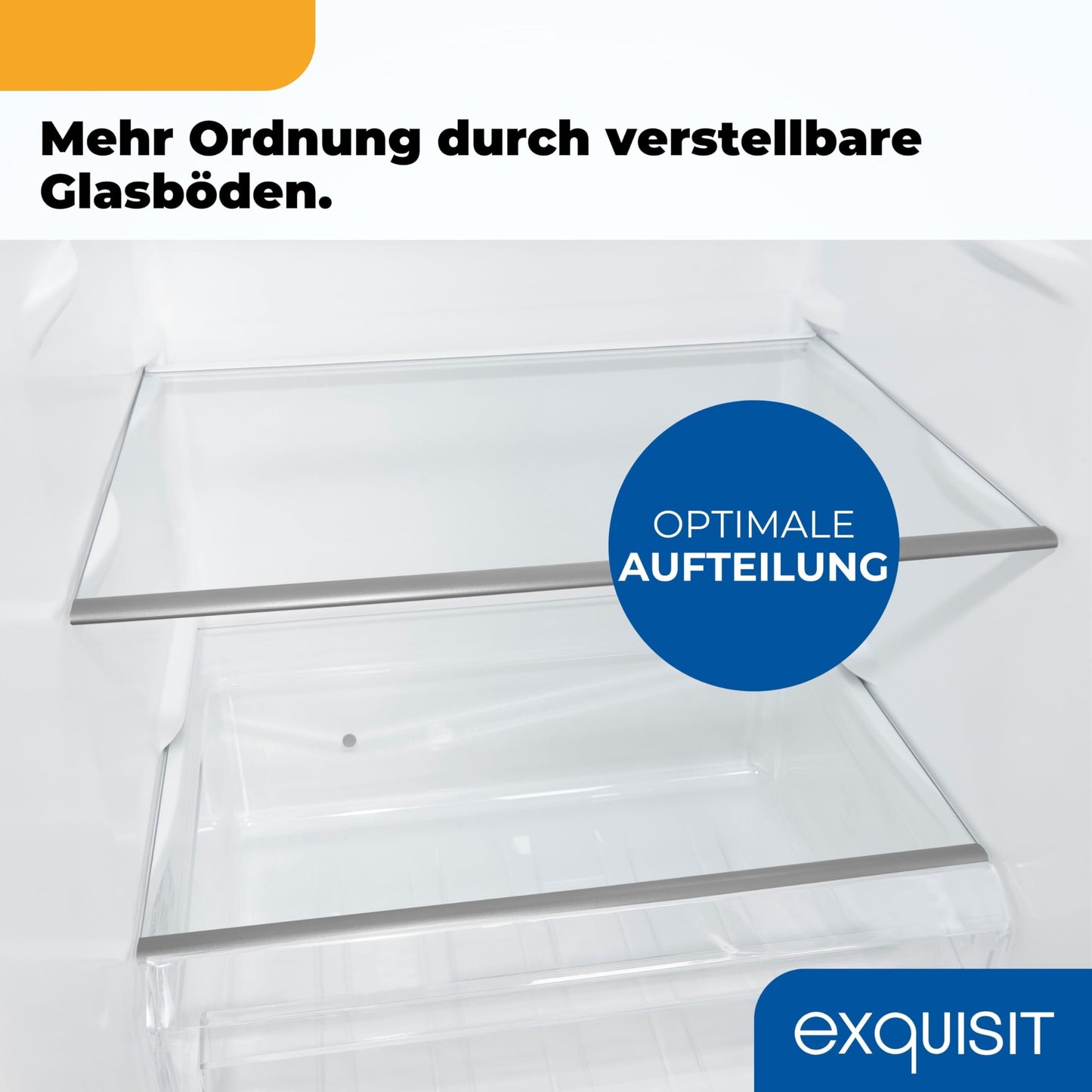 Exquisit Kühl-Gefrierkombination, 143 cm Höhe, Kühlschrank mit Gefrierfach, 4-Sterne-Gefrieren, 173 Liter, Alarm-Funktion, Kühl Gefrierkombination freistehend, KGC5233-60-HE-040D weiss