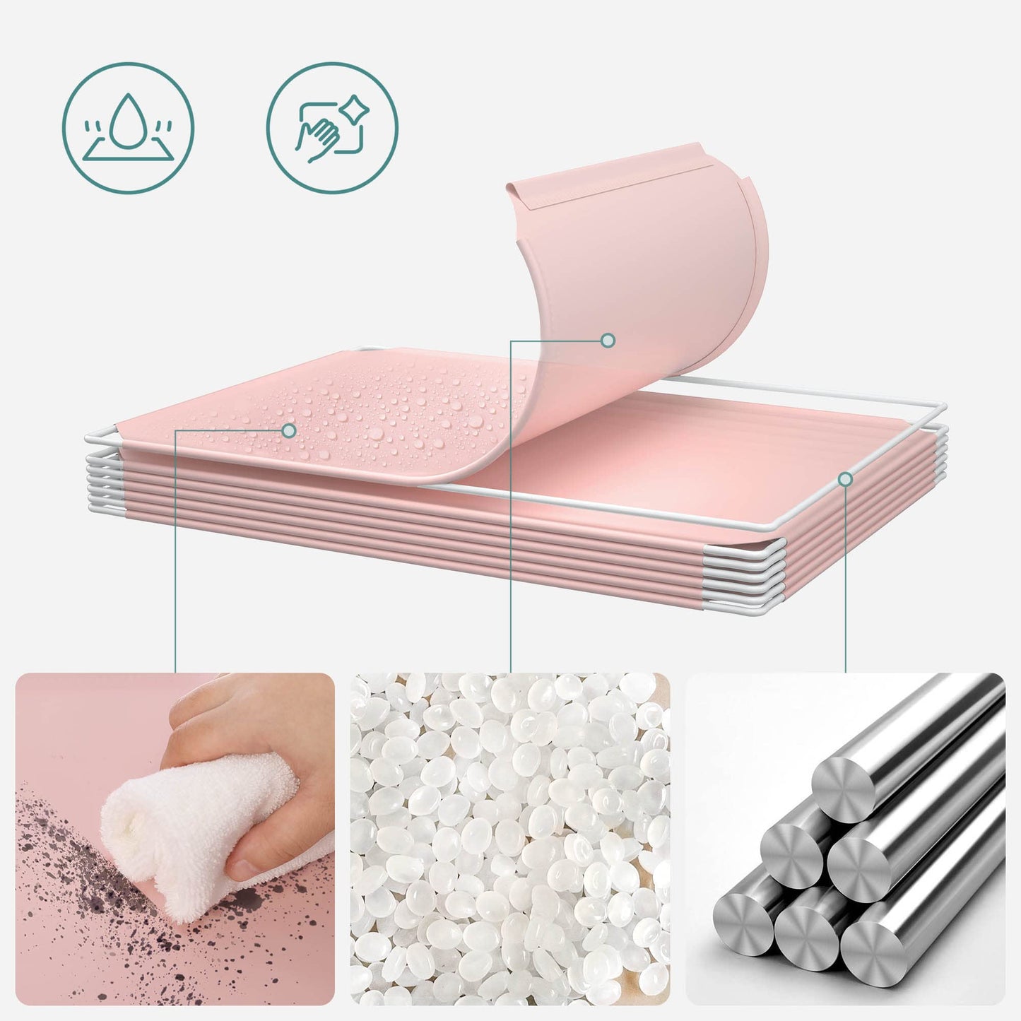 SONGMICS 16 Cube Shelving System, Storage Cabinet for Kids, Wardrobe with Doors, Plastic Shoe Rack, Boltless Shelf, Multipurpose, Shoes, Toy, 123 x 31 x 123 cm, White LPC906W01