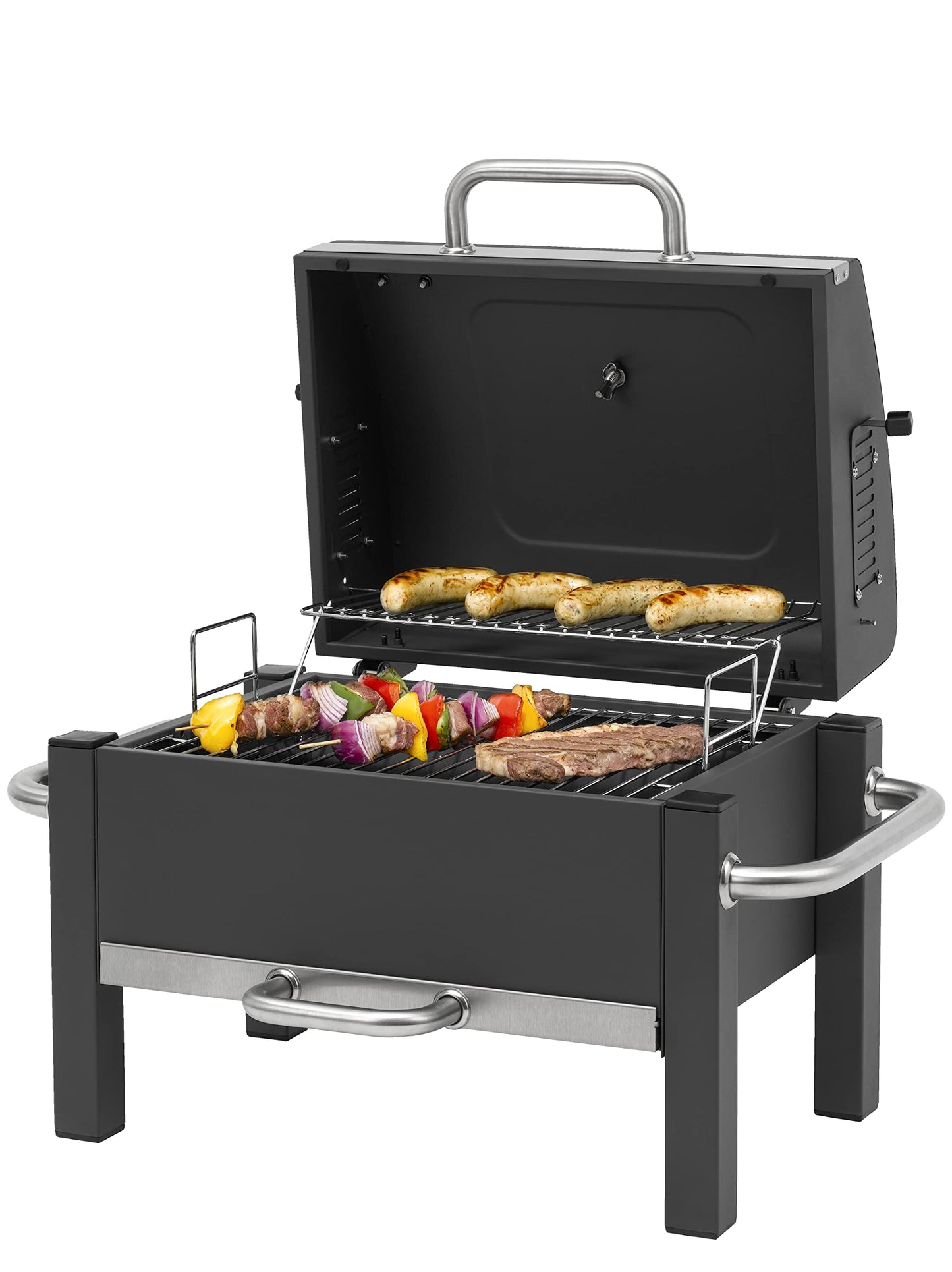 Tepro Toronto Basic 1163 Charcoal Grill, Surface: Approx. 52 x 36 cm