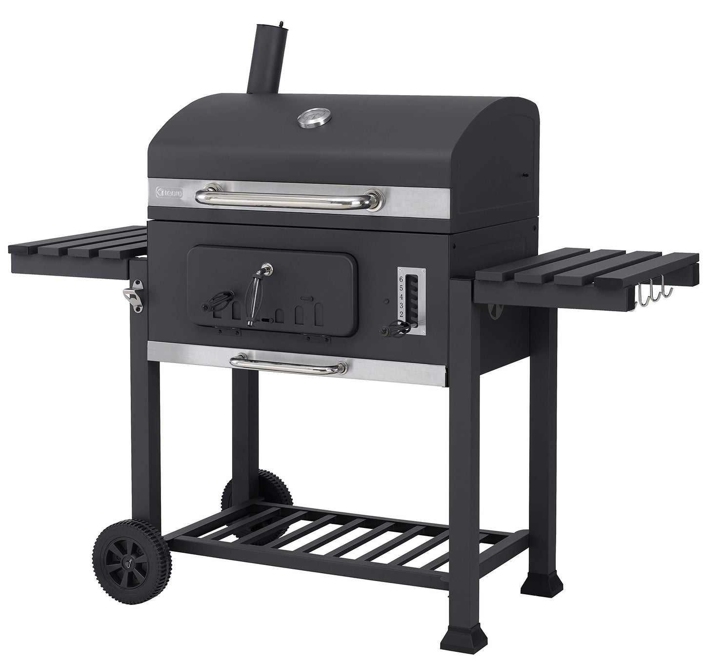 Tepro Toronto Basic 1163 Charcoal Grill, Surface: Approx. 52 x 36 cm
