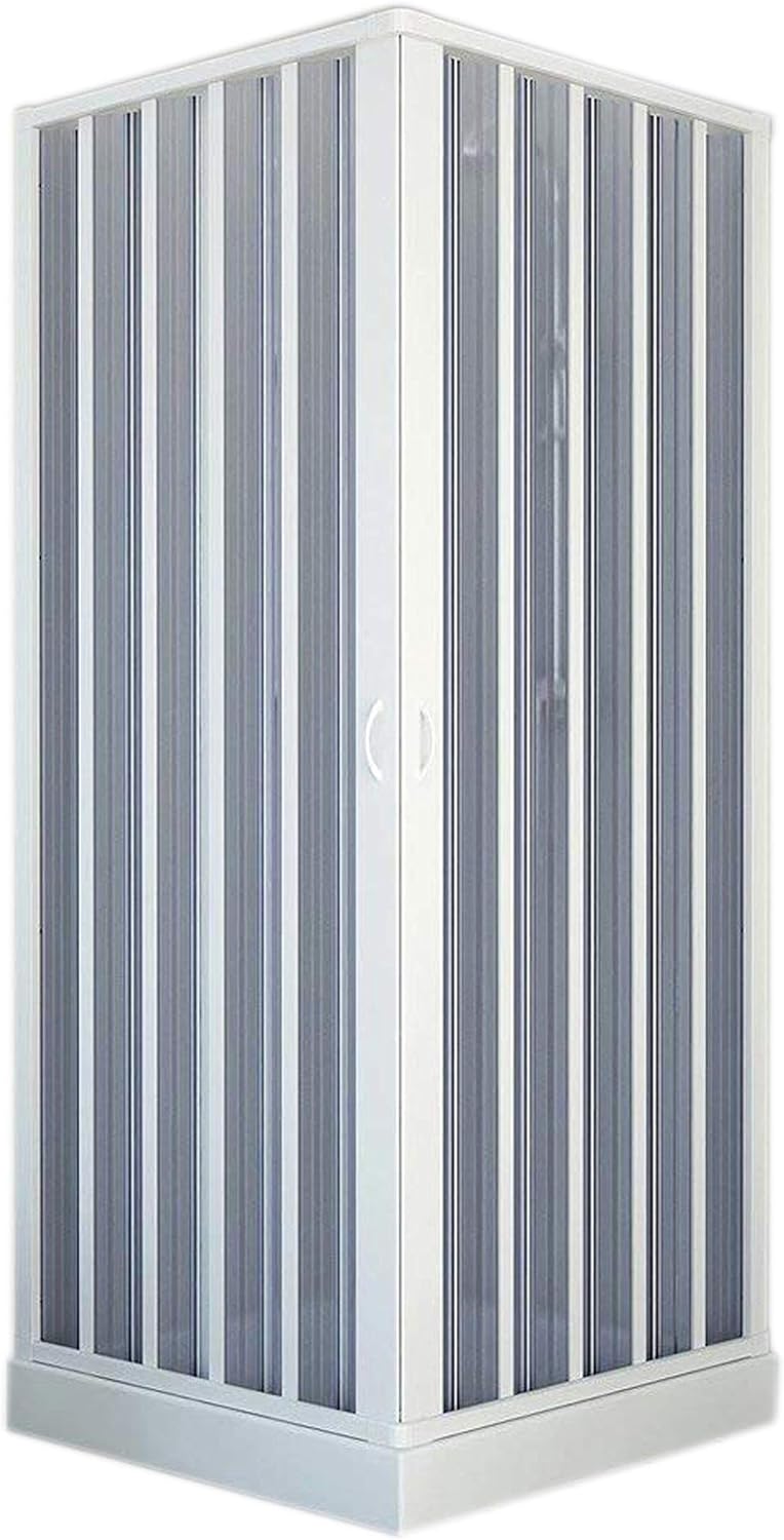 Forte BK100001 Shower Box, White, 80 x 80 x 185 h reducible