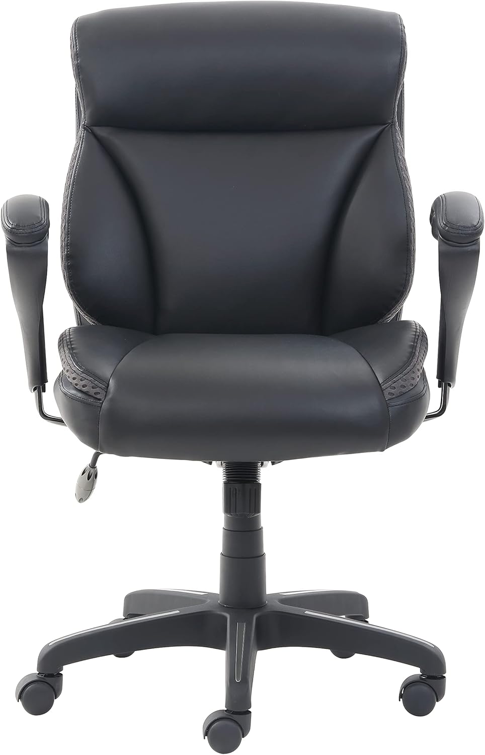 Amazon-Marke: Movian Schreibtischstuhl - Mittelhohe Rückenlehne, Netzmaterial, höhenverstellbar, 69,2 x 66 x 96,5 cm, Schwarz