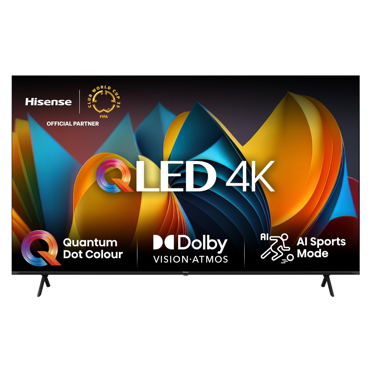Hisense 43E7Q 43 Inch 4K UHD QLED, Smart TV, Game Mode Plus, Filmaker Mode, Dolby Vision Atmos, HDR10, HLG, HDR Immersive, AI 4K Upscaler, Dolby MS12, DTS X, Voice Control [2025]
