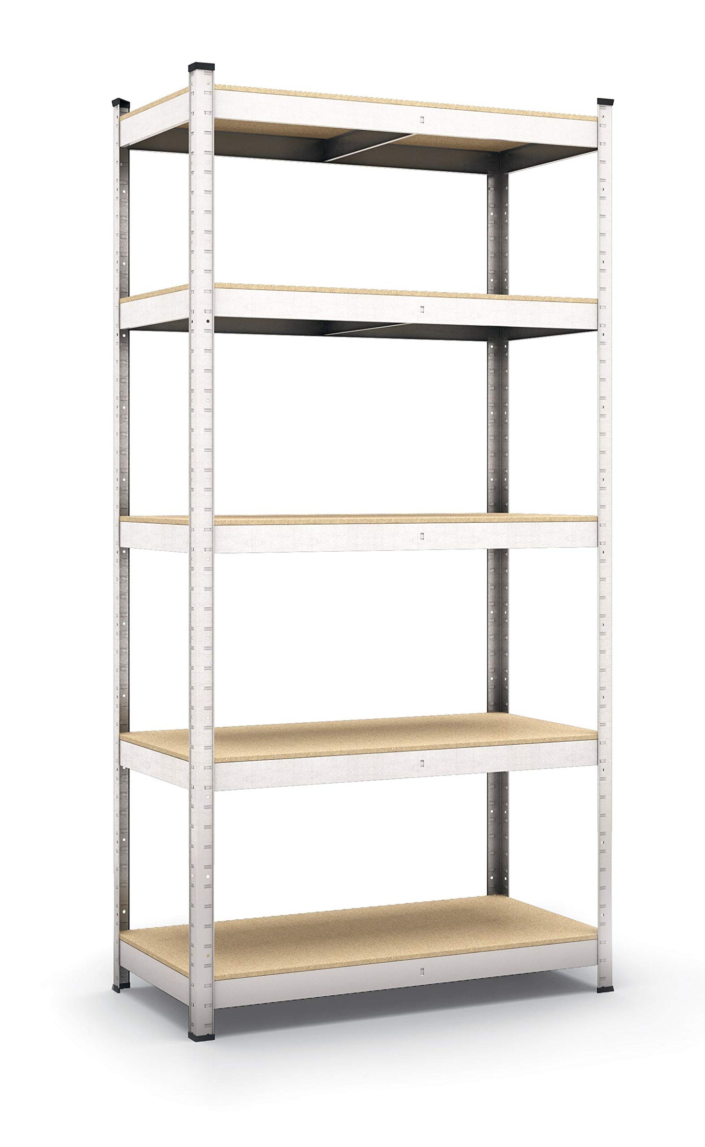Storage Rack Zinc-Plated Capacity up to 350 kg Dimensions Shelf Rack Cellar / Workshop Shelving, Heavy Duty, 170 x 80 x 30 cm