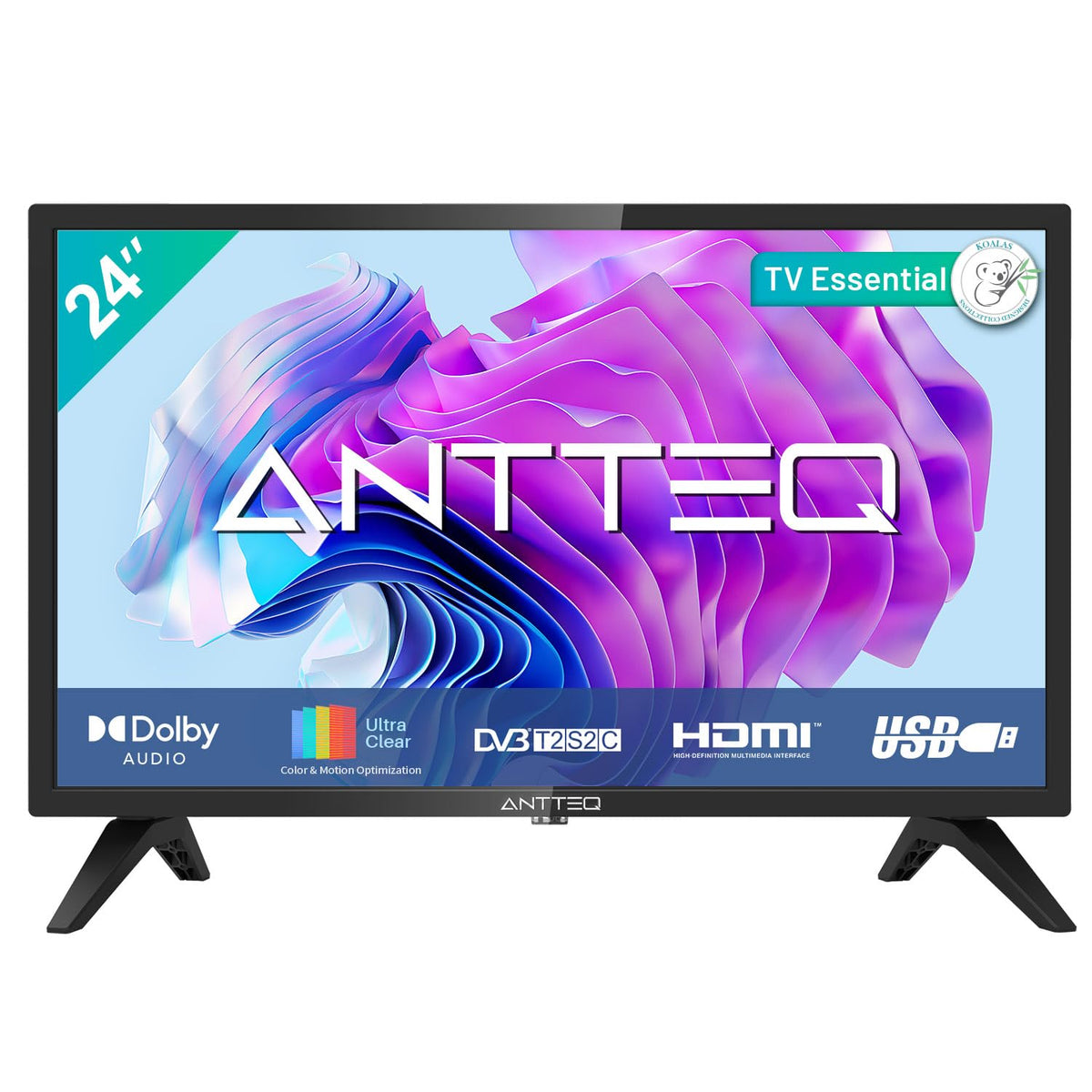 AB50D1 Fernseher 50 Zoll (TV 127 cm), Dolby Audio, LED, Triple Tuner DVB-C / T2 / S2, CI+, HDMI, Mediaplayer per USB, digitaler Audioausgang, incl. Hotelmodus