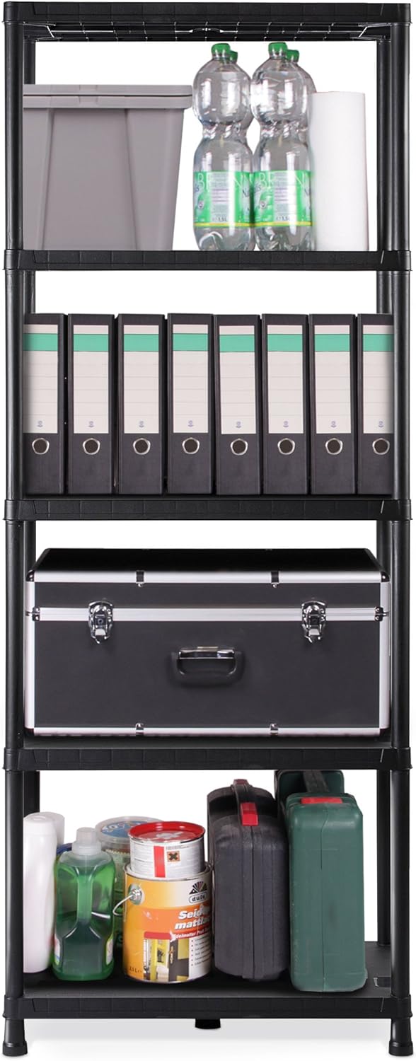 Ondis24 2 x Shelves, Storage Shelves, 71 x 35 x 180 (H) cm, Boltless Shelf, Plastic Shelf, 15 Inch Heavy Duty Shelf, Maximum Load 180 kg