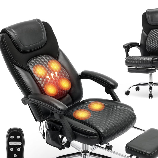 COLAMY Chefsessel aus Atmungsaktivem Leder – Ergonomischer Bürostuhl mit Taschenfederkern-Sitzkissen, Flip-up-Armlehnen& Leisen Rollen für Homeoffice und Büro, Schwarz