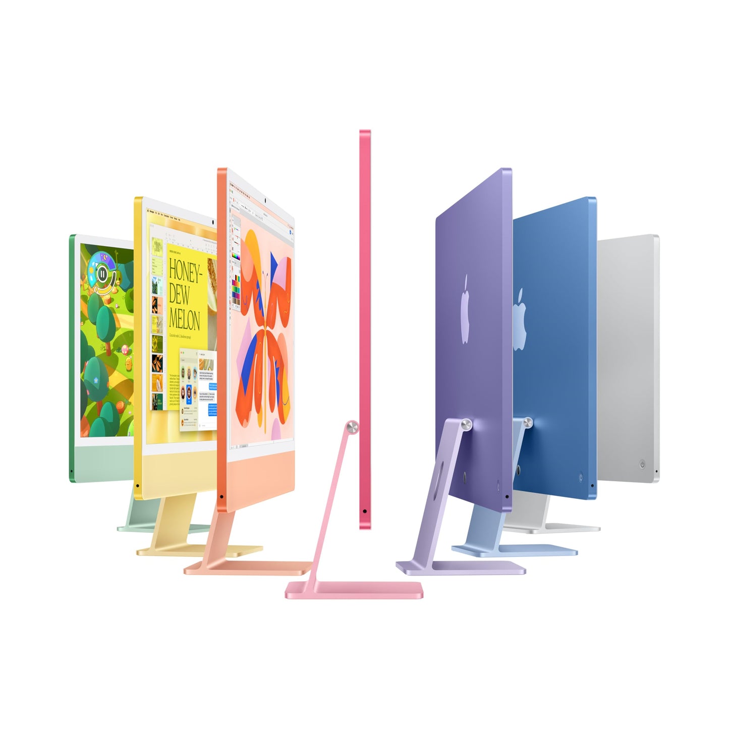 Apple iMac All-in-One Desktop Computer with M4 Chip with 8 Core CPU and 8 Core GPU: 24" Retina Display, 16GB Shared Memory, 256GB SSD Memory, Matching Accessories; Blue