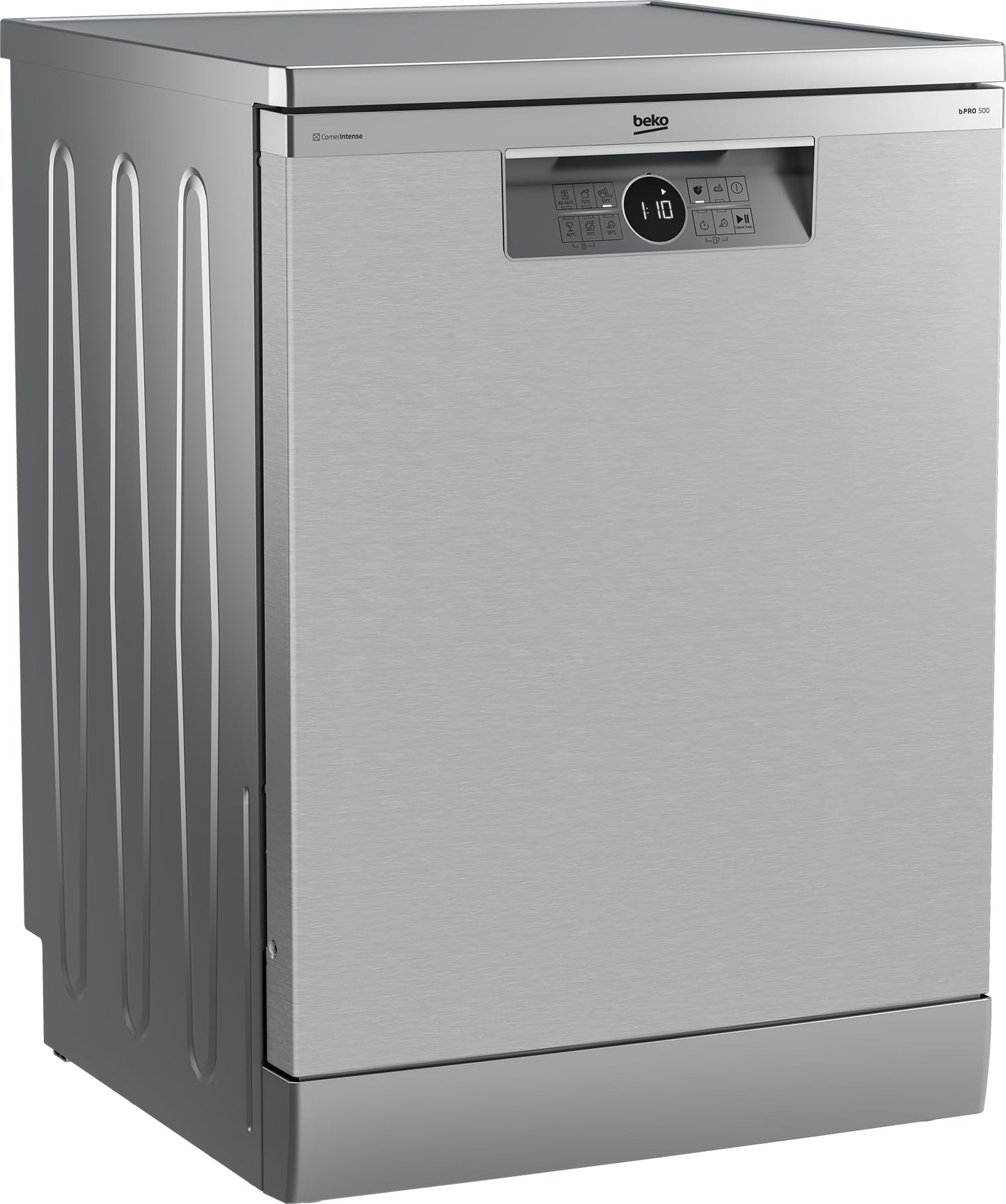 Beko BDFN26430S Dishwasher 60 cm, Freestanding, Undermountable, for 14 Place Settings, 6 Programmes, 4 Additional Functions, 3 Sink Levels, HygieneIntense, SelfDry, Program for Half Load, Silver