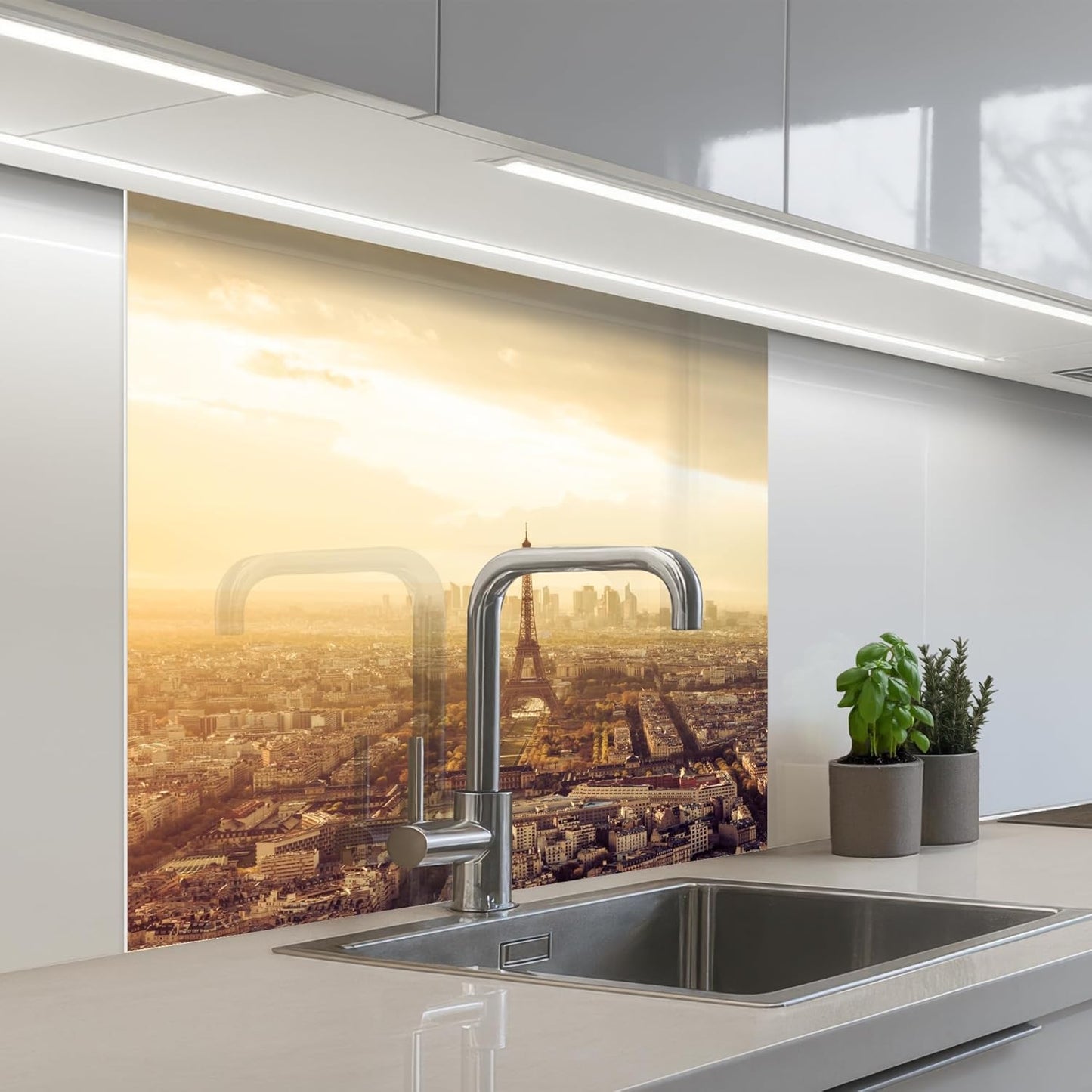 Back Wall Kitchen 60 x 80 cm Back Wall Protection Self-Adhesive Splash Guard Kitchen Back Wall Kitchen Front Kitchen Self-Adhesive Kitchen Back Walls Black - Marble - Gold - Nerf