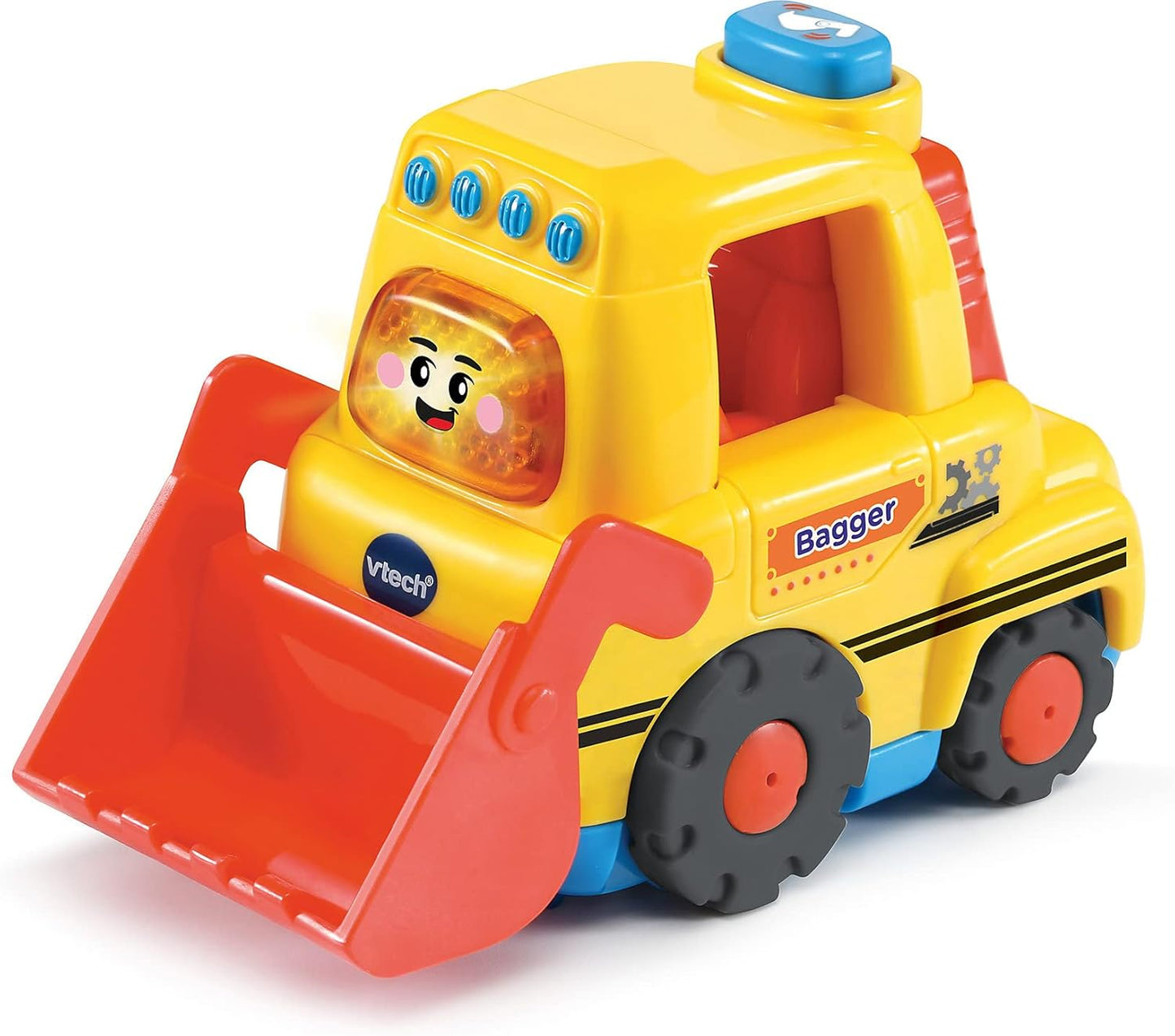 Vtech TUT TUT Baby Speedster - Excavator - Toy Car with Music, Light Up Button, Exciting Phrases and Sounds - For Children Aged 1-5 Years