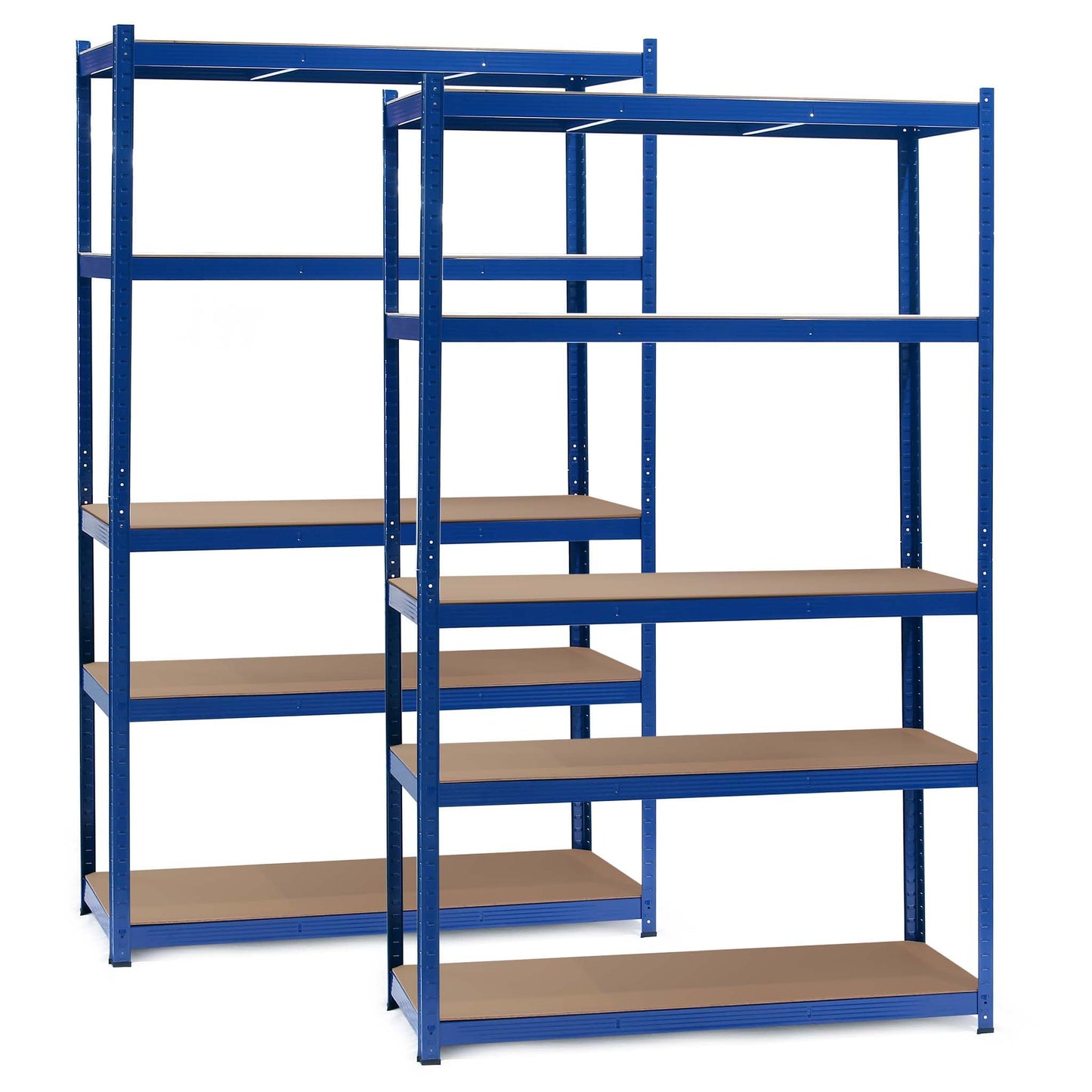 Wiltec Heavy Duty Shelving Unit 160 x 60 x 180 cm, 175 kg Shelf, Galvanised Steel, Load Shelving Unit with 4 Shelves, Workshop Shelving