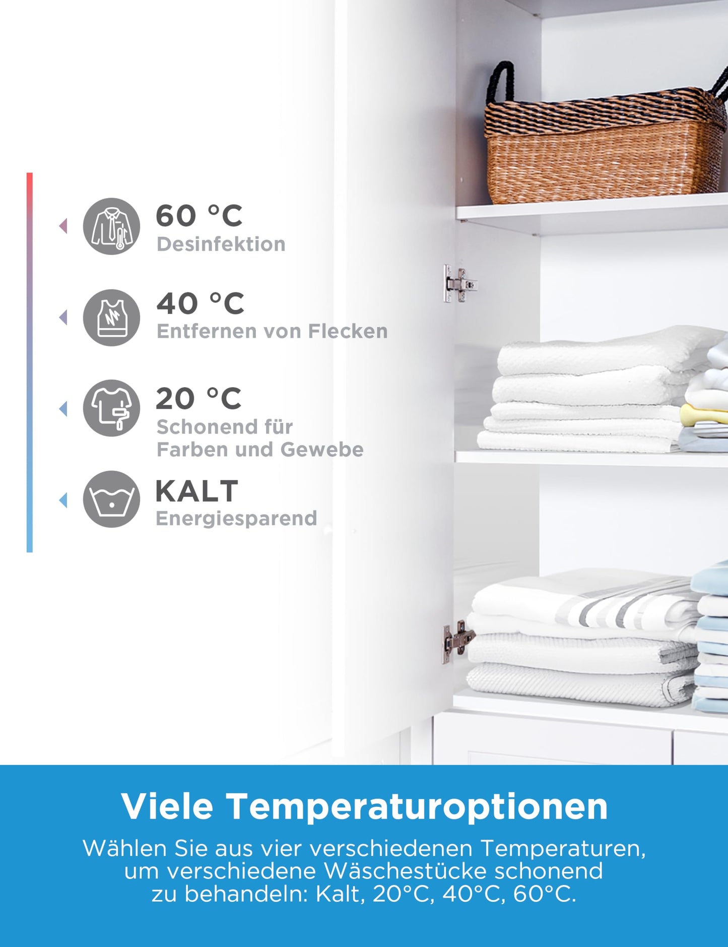 Midea MF10EW70B Washing Machine / 7 kg / 1400 rpm / Energy Efficiency Class A / Inverter Quattro Motor / Steam Function / Large Drum / Refill Function / Child Safety Lock / AquaStop, White