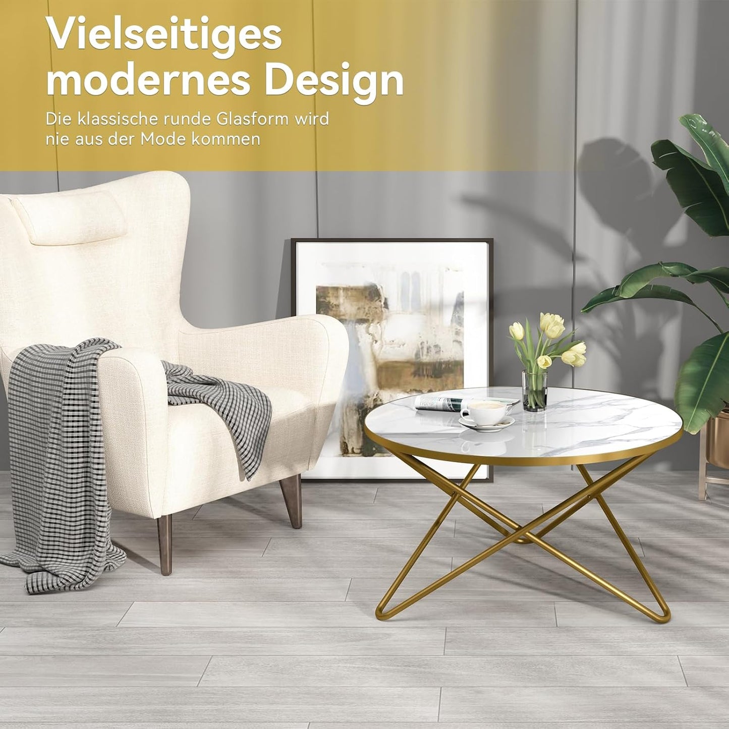 Coffee Table Side Table Round Black Green Living Room Table Sofa Table for Living Room Garden Balcony Bedroom Table Round Modern Plant Table Outdoor with Marble Pattern