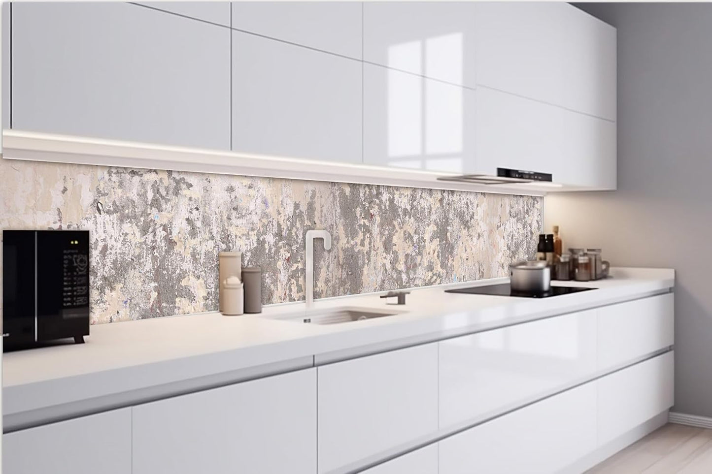 Dimex Kitchen Back Wall Film Self-Adhesive Fresco 350 x 60 cm Adhesive Film, Decorative Film, Splash Guard for Kitchen Made in EU