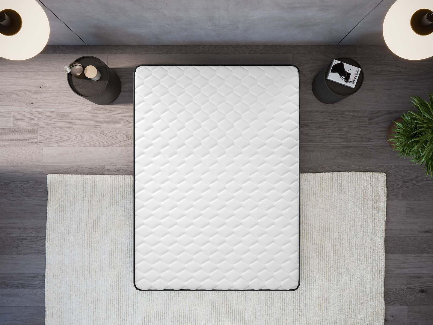 COSMOS - Felis Mattress 180 x 200 cm Cold Foam Mattress Hardness H4 - Oeko-Tex Certified - Winter/Summer Side + HR Foam 7 Zone Mattress Height 30 cm - Made in EU