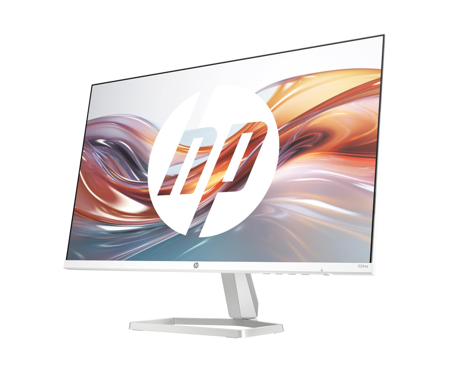 HP Series 5 527sa FHD IPS Monitor with Speakers | 68.6 cm (27 Inch) | 100Hz | 1500:1 Contrast | 99% sRGB | Dual HDMI 1.4 | VGA | Audio Out/Input | Anti-Glare | Tiltable | Sustainable | White