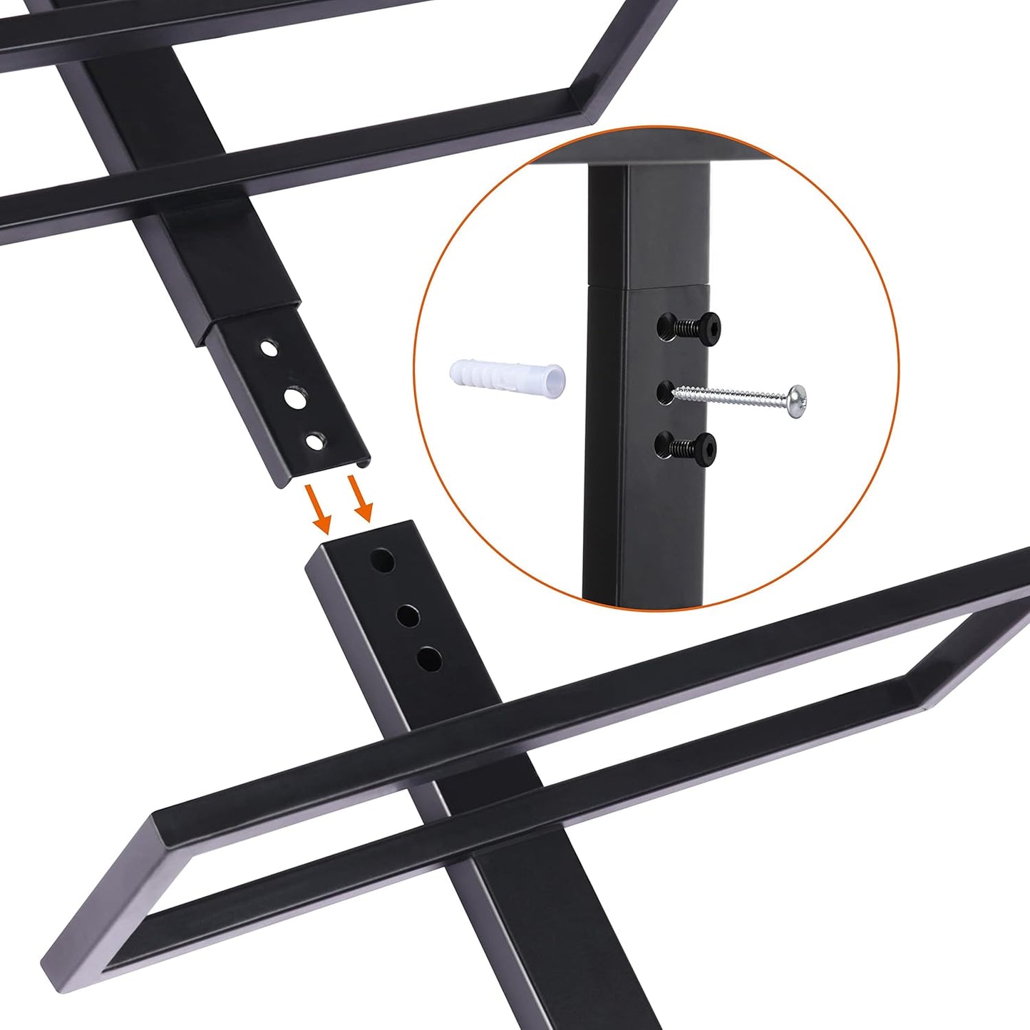 Yaheetech Wine Rack Bottle Holder Bottle Rack Wall Storage Rack Metal 10 Bottles Black