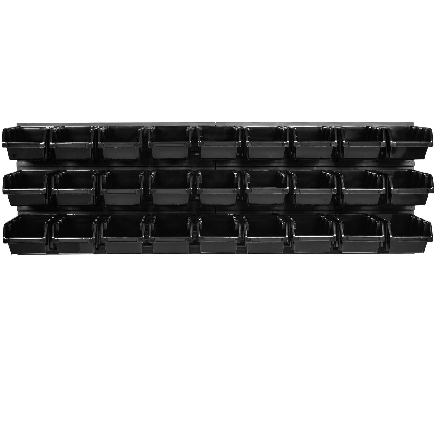 Storage System Wall Shelf 1152 x 390 mm | Pack of 55 | Stacking Boxes Storage Boxes | Extra Strong Wall Plates | Shelf Expandable | Workshop Shelf Storage Shelf Workshop Wall Shelf Boltless Shelf