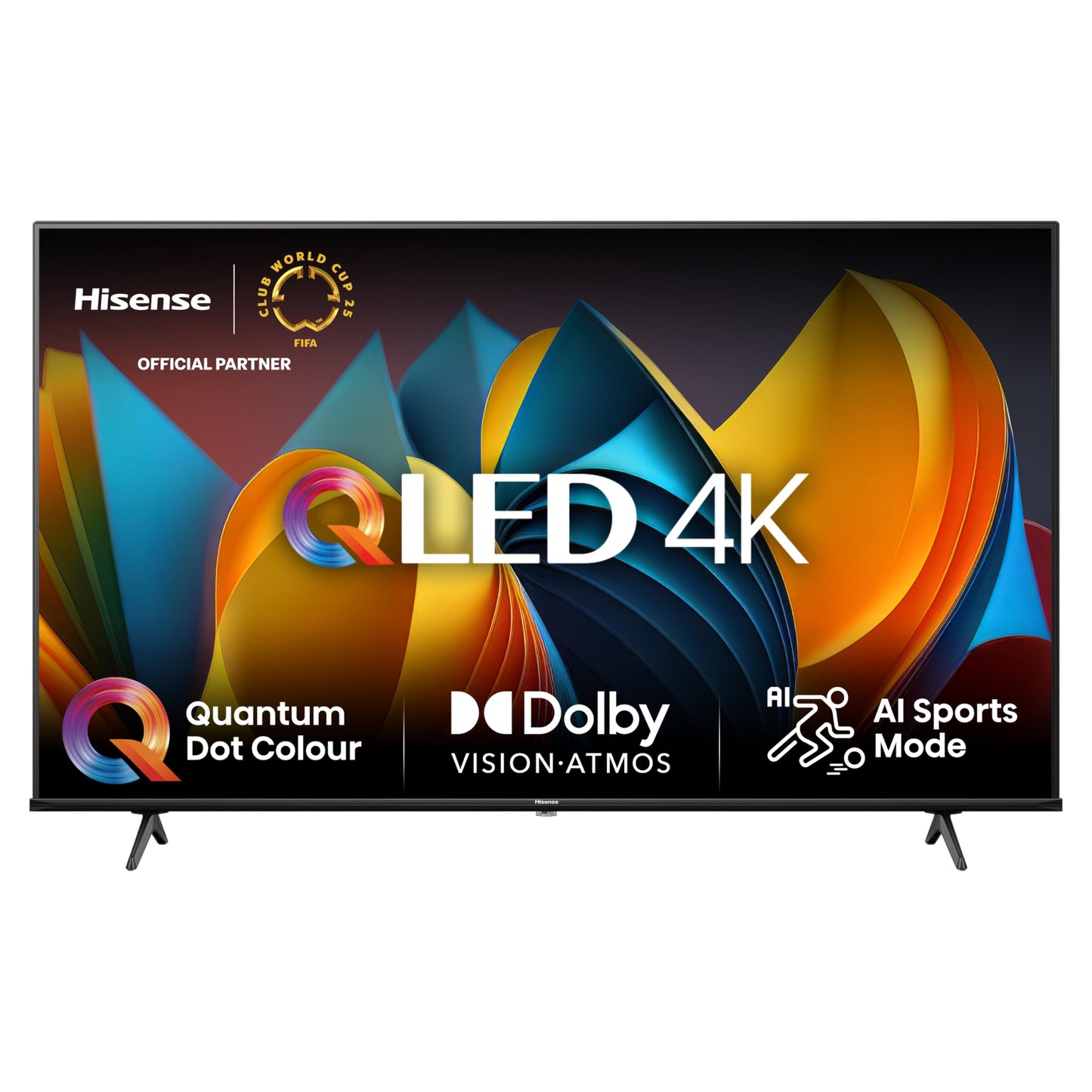 Hisense 43E7Q 43 Inch 4K UHD QLED, Smart TV, Game Mode Plus, Filmaker Mode, Dolby Vision Atmos, HDR10, HLG, HDR Immersive, AI 4K Upscaler, Dolby MS12, DTS X, Voice Control [2025]