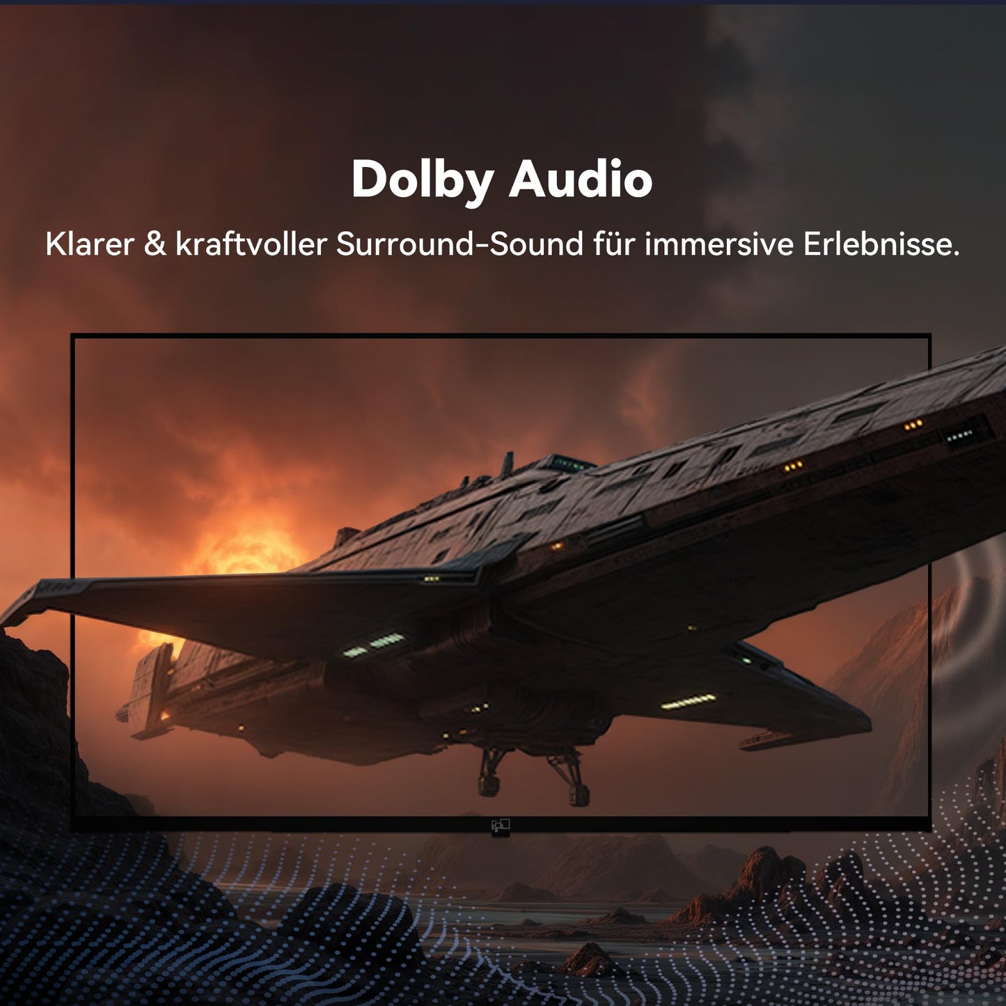 FPD 43 Inch Smart TV 4K UHD LED Flat Screen with Google TV - Google Cast, Bluetooth, HDMI, Live Stream, HDR 10, Dolby Vision, Ultra Thin - Canvas Series, CG43-C1, 2025