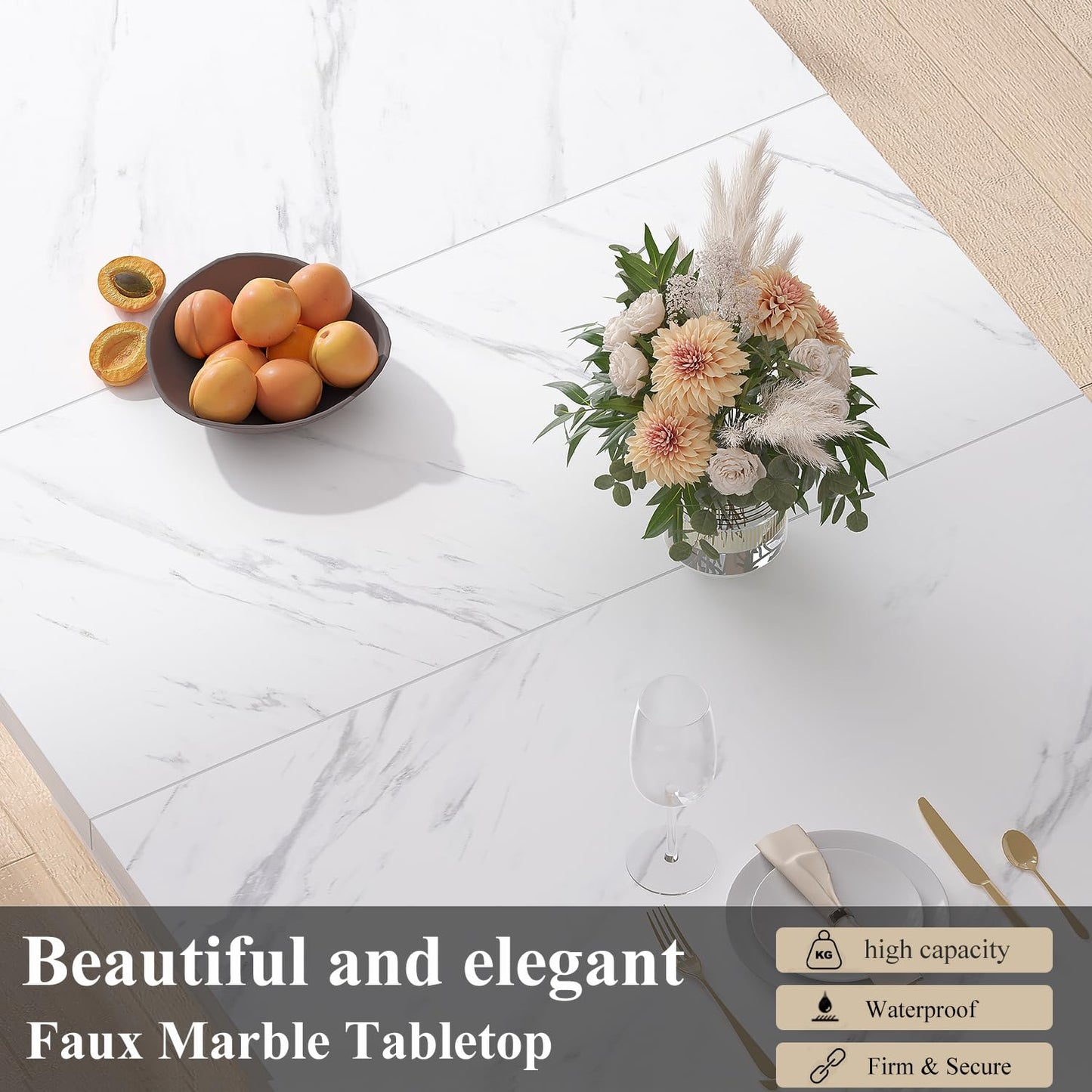 HSH Modern Black Dining Table1