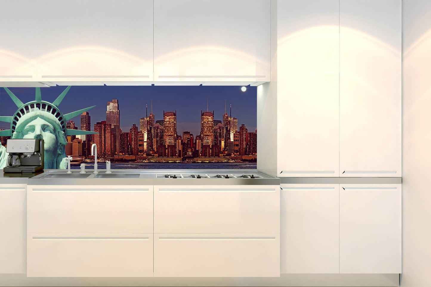 Küchenrückwand Folie selbstklebend HOLZLATTEN | Klebefolie - Dekofolie - Spritzschutz für Küche | Made in EU - 260 cm x 60 cm