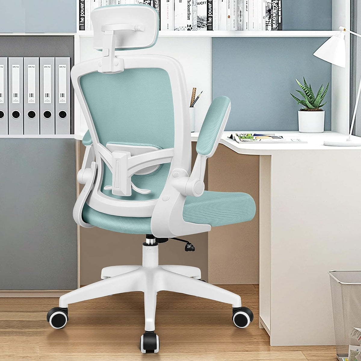 FelixKing Office Chair Ergonomic Desk Chair with Adjustable Headrest, Armrests, Lumbar Support, High Back Office Chair, Desk Chair up to 300 lbs Load Capacity (Black)