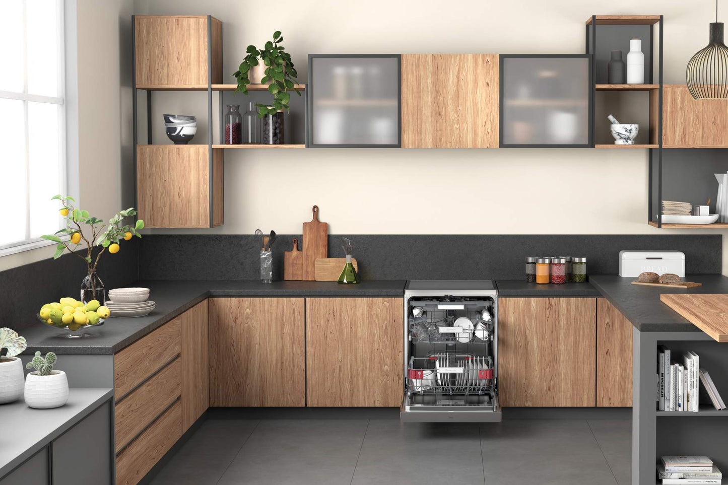 Bauknecht BFP 5O41 PLT X Freestanding Dishwasher 60 cm / 14 Place Settings / 10 Standard Programmes and 1 Sensor Program / PowerClean / ActiveDry / ProComfort Cutlery Drawer / Full Water Protection