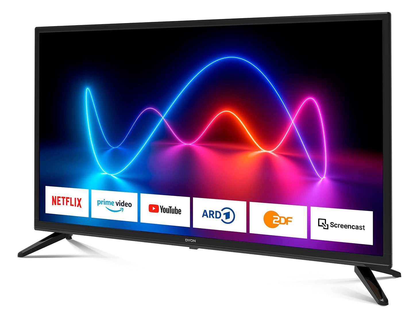 DYON Movie Smart 43 VX TV, 43 inches (108 cm), Full HD Smart TV, HD Triple Tuner (DVB-C/-S2/-T2), App Store, Prime Video, Netflix, YouTube, DAZN, Disney+ (Model 2023)