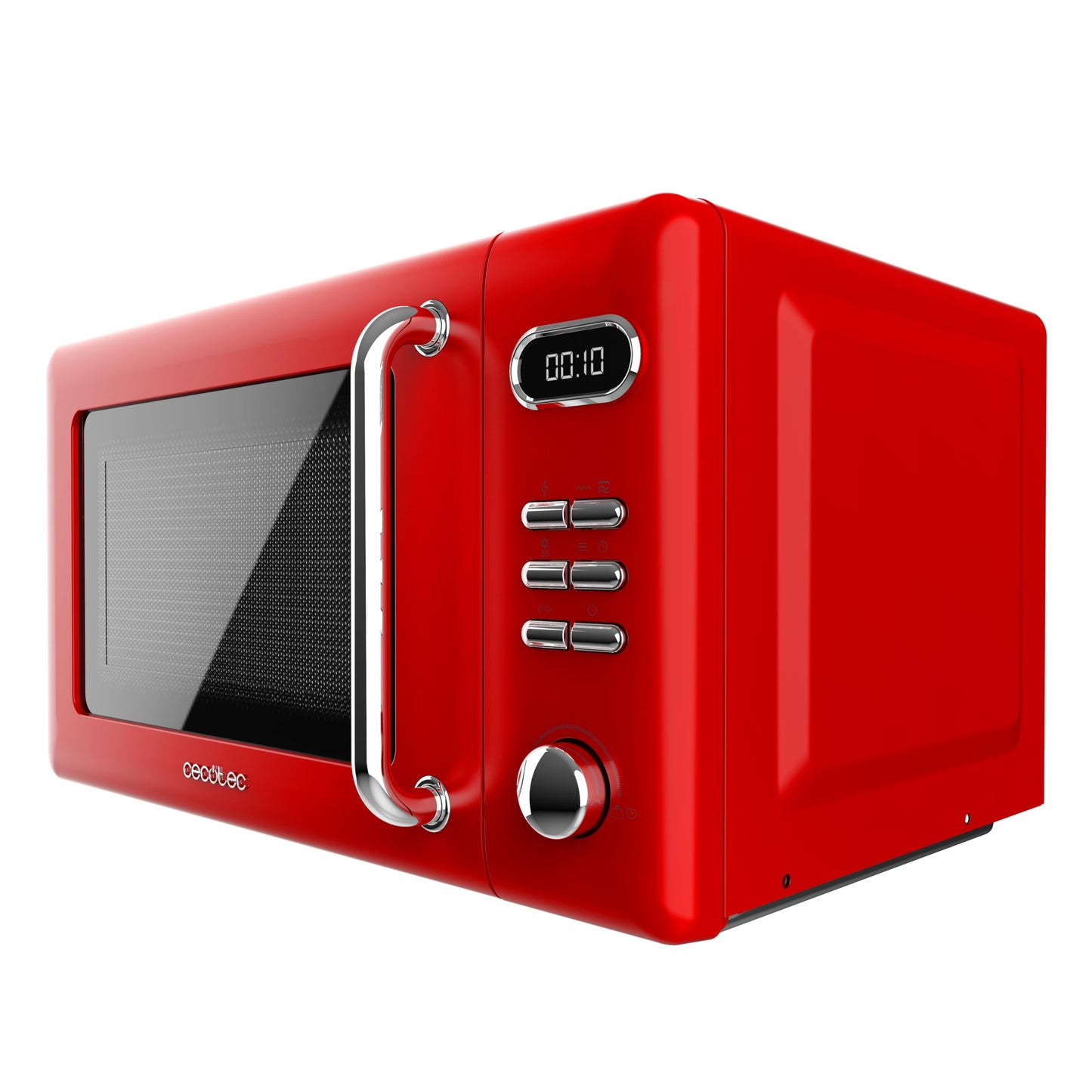 Cecotec Proclean 5110 20L Retro Beige 700W 5 Level Digital Microwave with Grill - 60 Minutes Timer - 8 Programmes and Defrost Mode - Vintage Beige