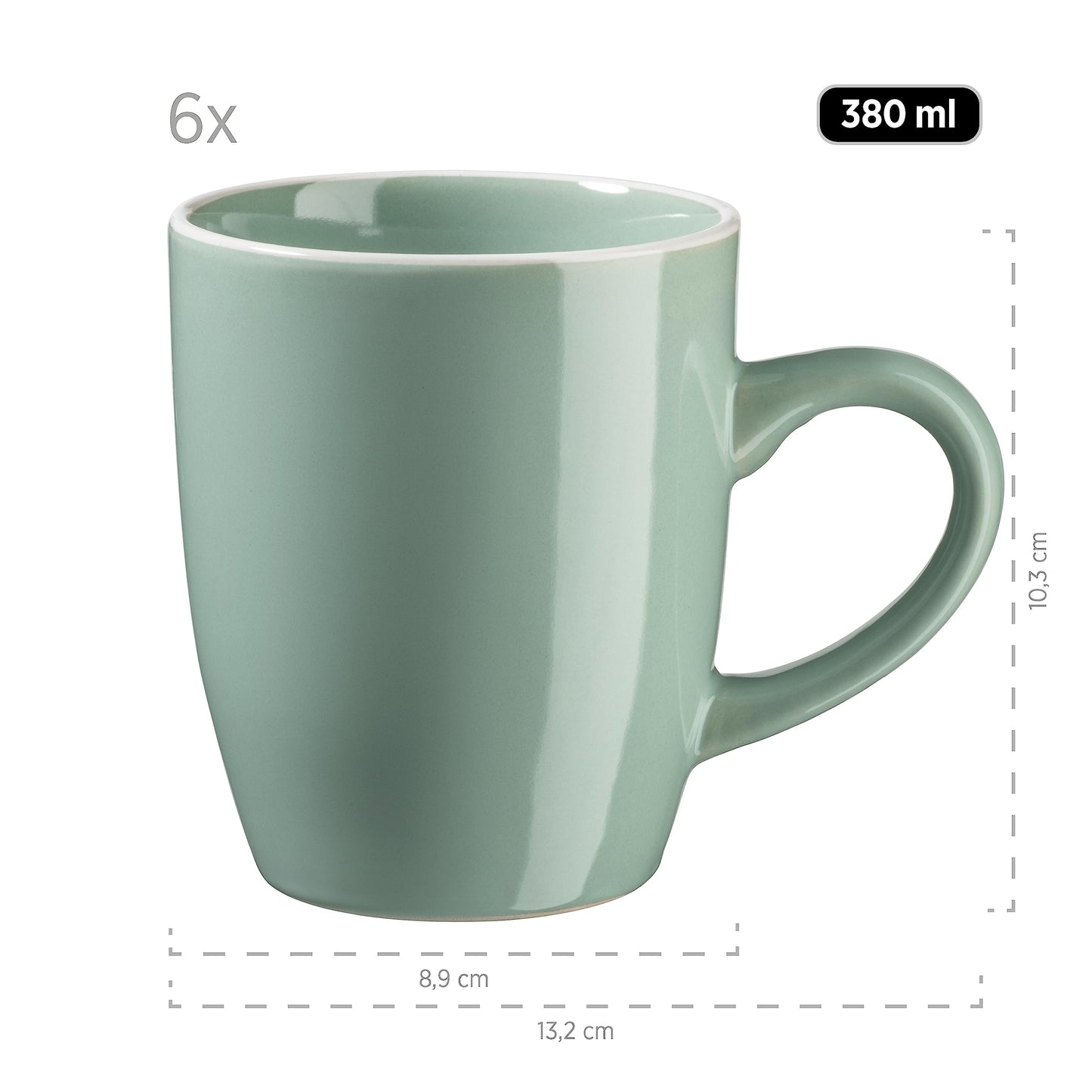 Mäser Elissa Series Modern Tableware Set for 6 People