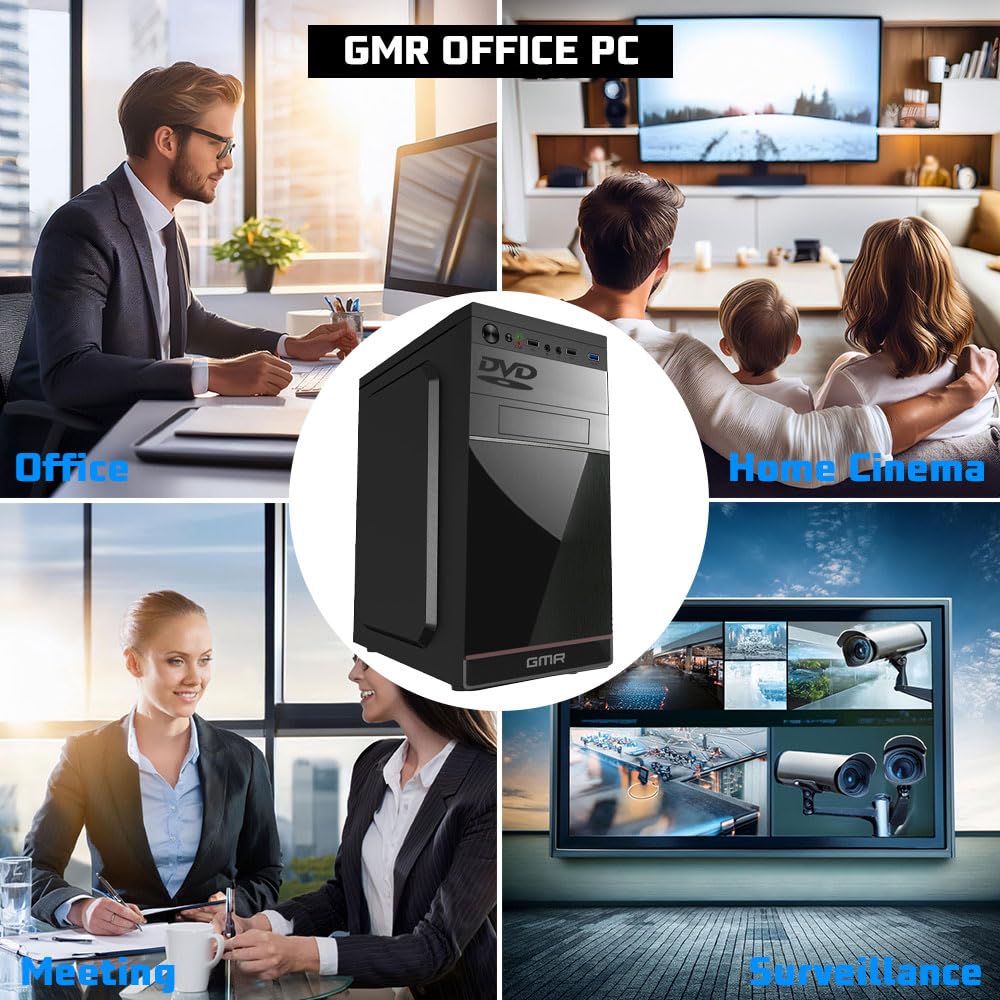 GMR Ultra i7 Business Office PC - Fast Calculator | 3 Year Warranty | 32 GB RAM | 1000GB SSD | DVD±RW | USB 3 | Windows 11 Pro | WiFi Bluetooth