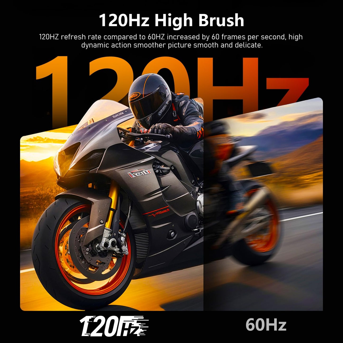 Gawfolk Curved Monitor 24.5 Inch 120Hz with Speaker, 3000R Curved PC Screen FHD 1080P, White Computer Monitor with Eye Care Technology HDMI VGA, Supports VESA