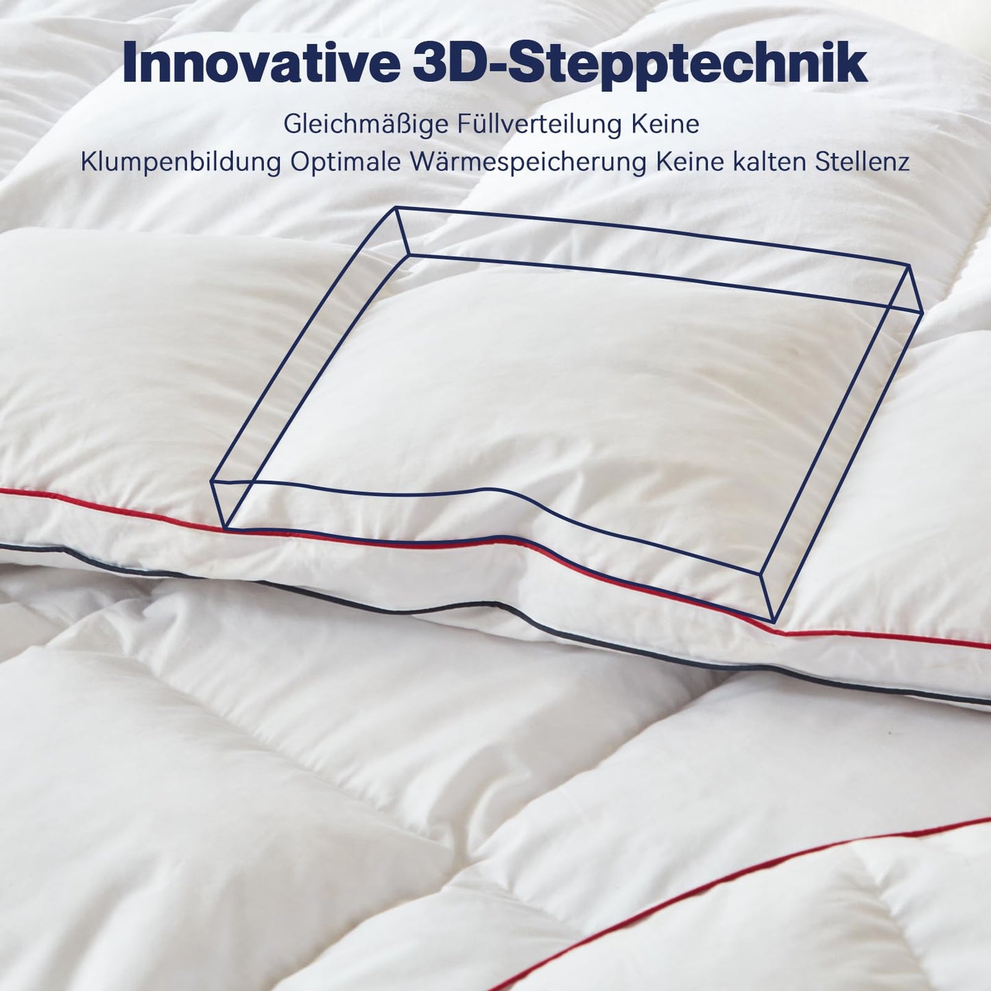 Premium Down Duvet 135 x 200 cm Summer Duvet, Lightweight Summer Duvet 135 x 200 cm with Premium Goose Down and Feathers, 100% Silent Organic Cotton, Oeko-Tex 100, Down Pass, RDS Certified