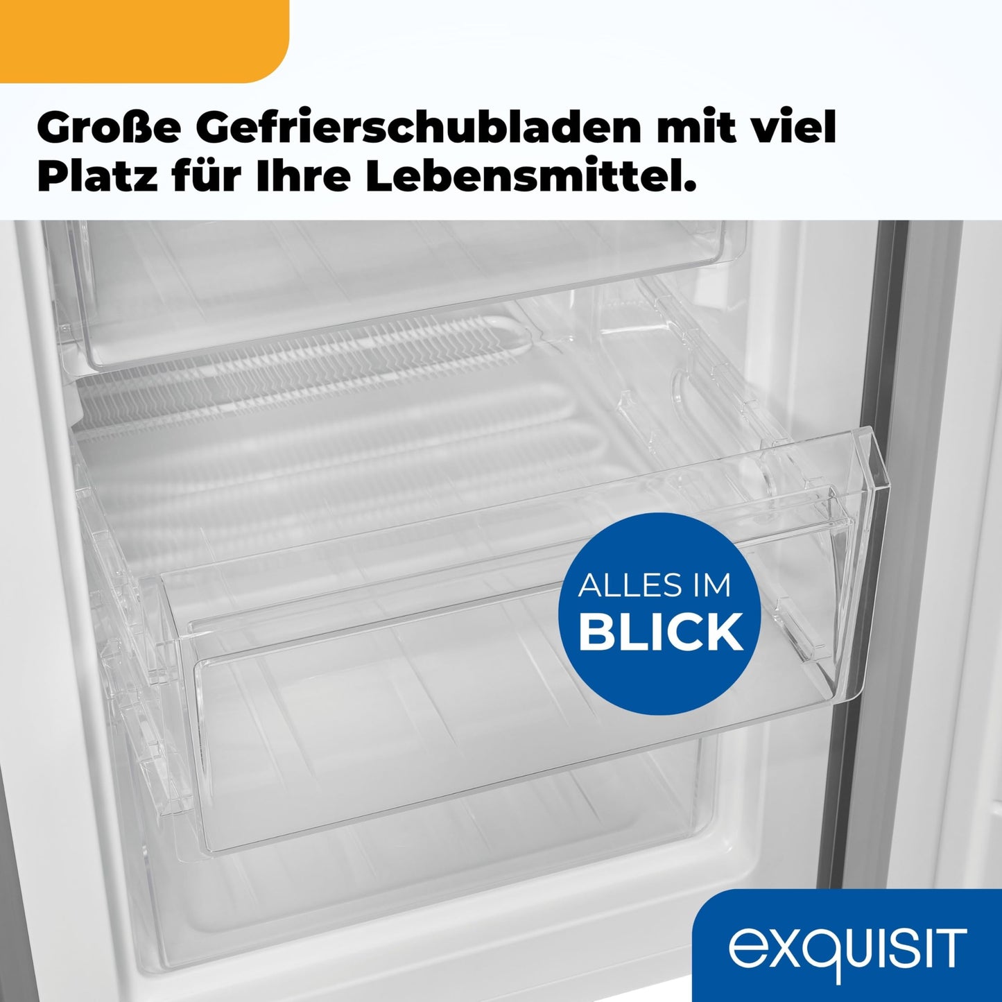 Exquisit Fridge-Freezer, 180 cm Height, Fridge with Freezer, 260 Litres, Water Dispenser, Alarm Function, 4-Star Freezer, KGC5265-70-WS-040D inoxlook-az