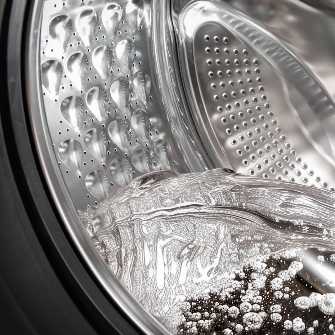 Cecotec Washing Machine 10 kg Front Loader Bolero Dress Code 10950 Car Socket Inverter 3D Steel A. 1400 rpm, Matrix Display 9.2 Inches, 16 Prog, Low Consumption, Inverter Plus Motor, Auto Dosage,