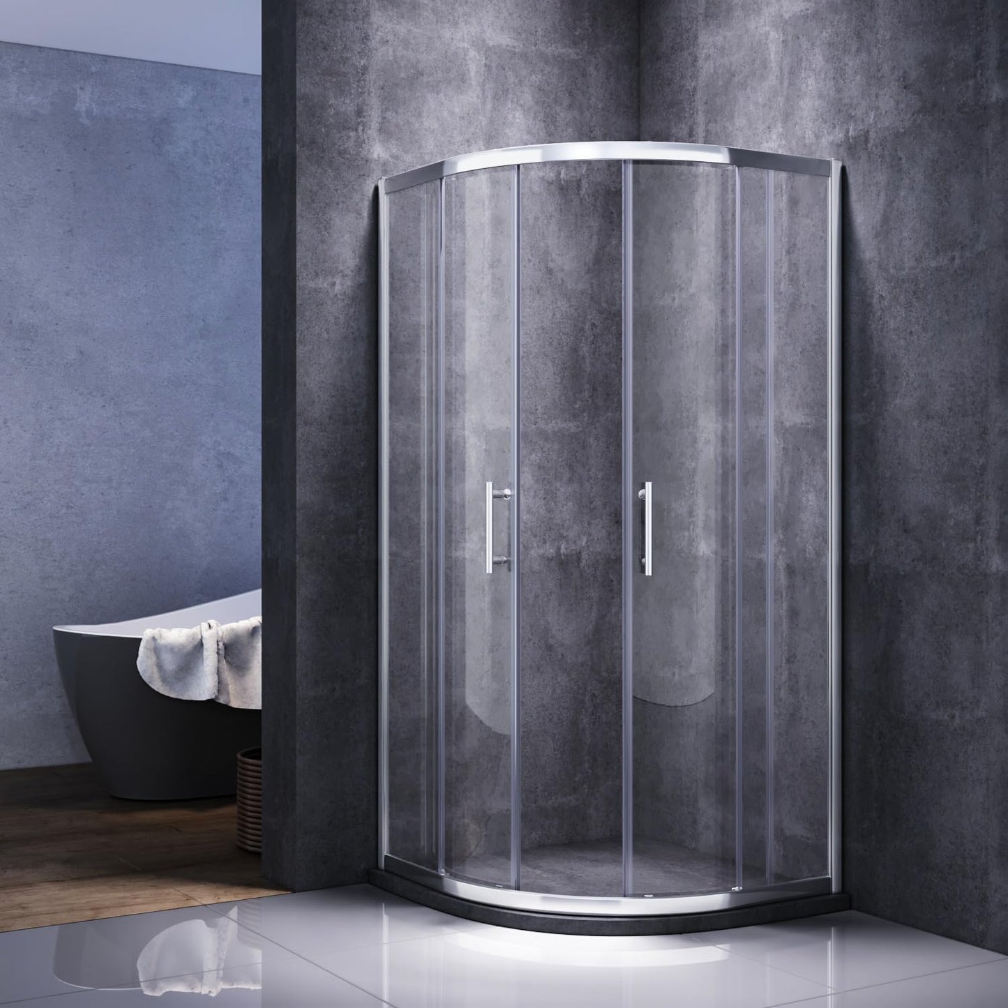 Quadrant Shower Cubicle Radius 550