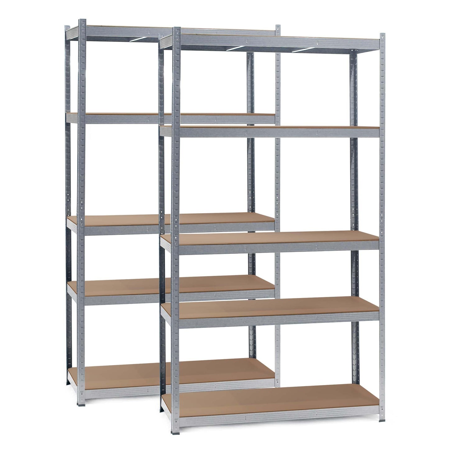 Wiltec Heavy Duty Shelving Unit 160 x 60 x 180 cm, 175 kg Shelf, Galvanised Steel, Load Shelving Unit with 4 Shelves, Workshop Shelving