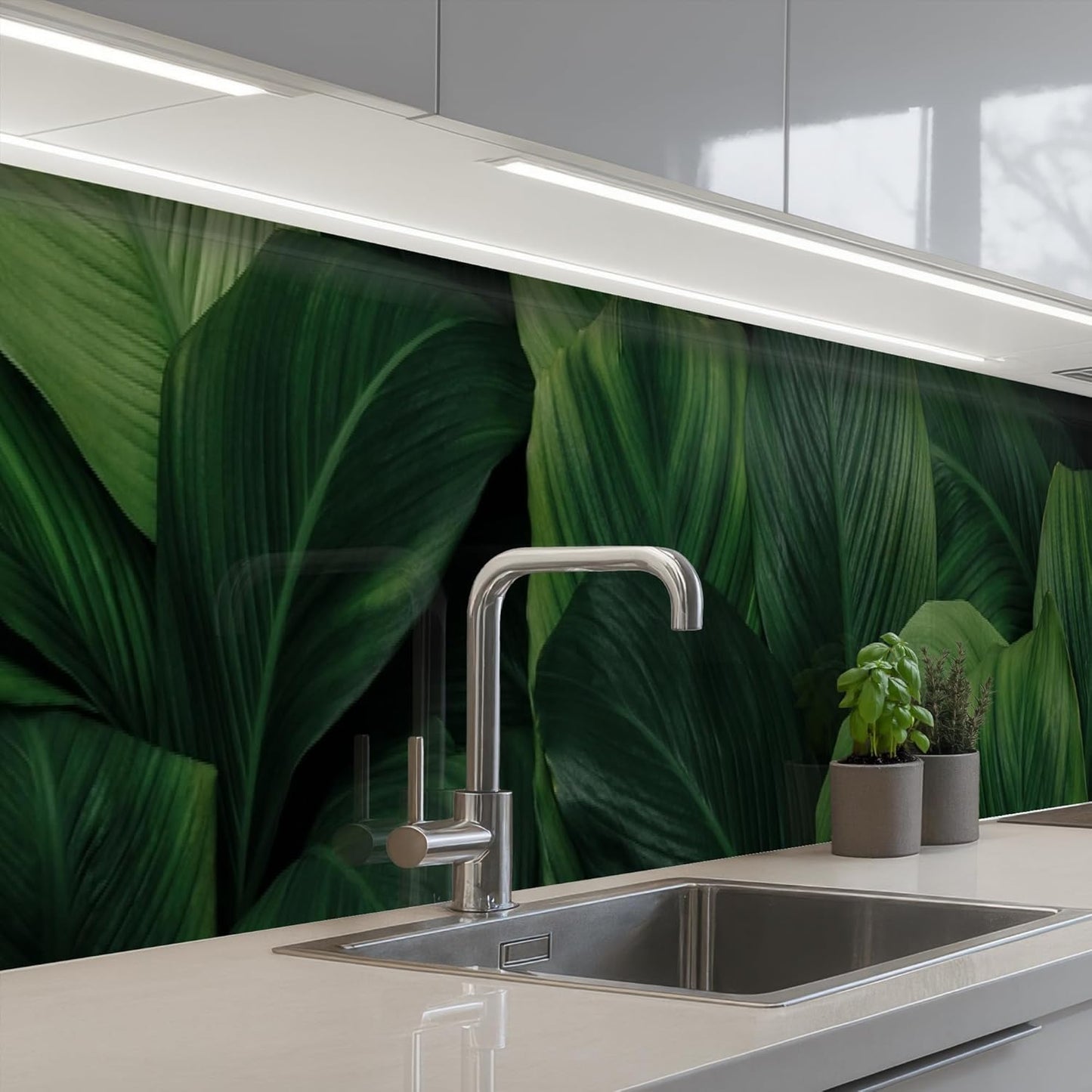 Splash Guard Kitchen Back Wall 60 x 80 cm Kitchen Washable Self-Adhesive Kitchen Wall Kitchen Front Kitchen Back Wall Protection Lavender - Purple - Flowers - Natural