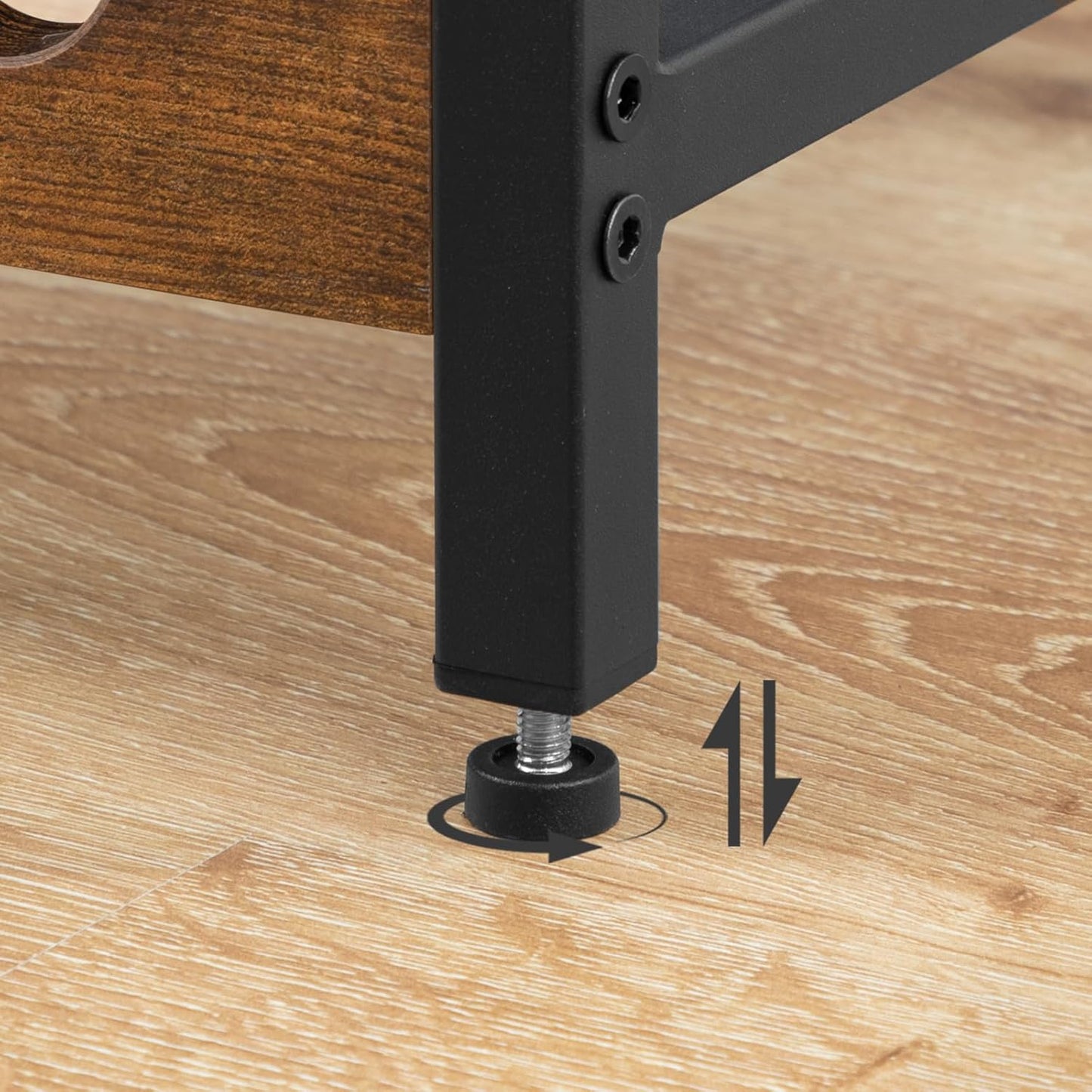 HOOBRO Wine Rack, Bottle Rack for 16 Bottles, Freestanding Wine Stand with Table Top and Wine Glass Holder, Wine Bottle Holder for Kitchen, Bar, Restaurant etc., Bottle Organiser EBF04JJ01