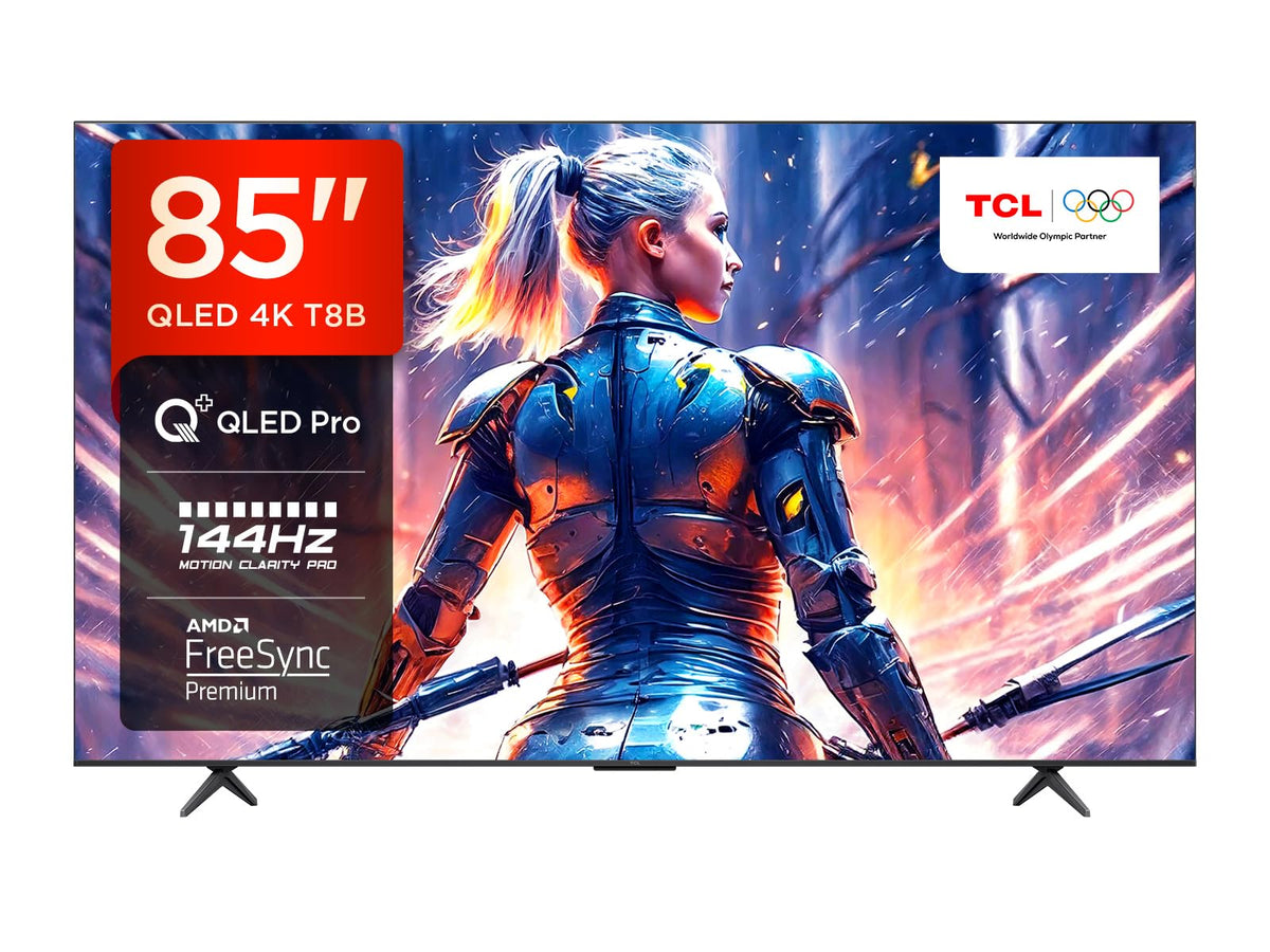 TCL 43T69C 43 Zoll QLED, Direct LED TV, 4K HDR TV, Smart Google TV (Dolby Vision & Atmos, Game Master, Motion Clarity, Kompatibel mit Google Assistant & Alexa)