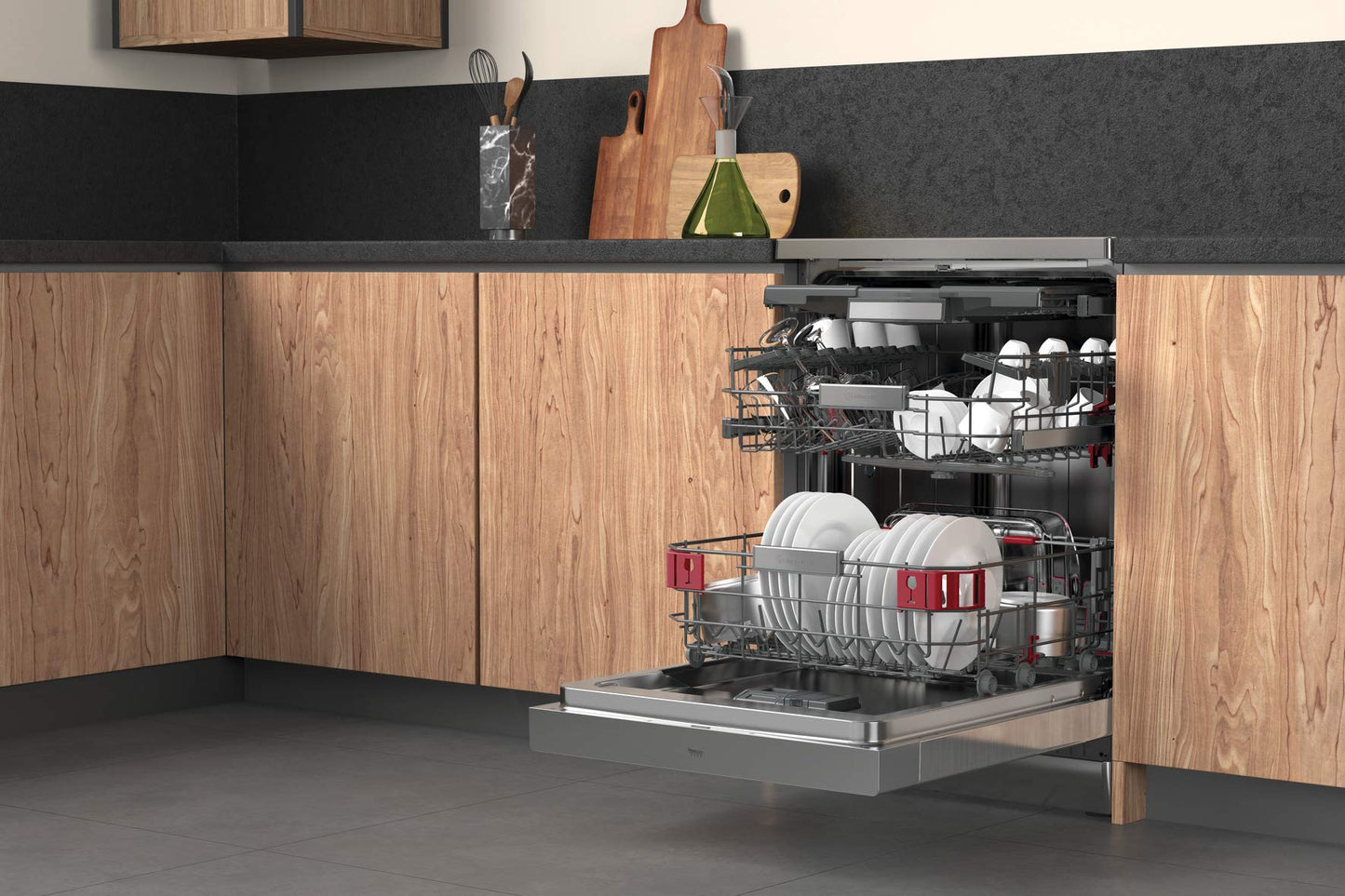 Bauknecht BFP 5O41 PLT X Freestanding Dishwasher 60 cm / 14 Place Settings / 10 Standard Programmes and 1 Sensor Program / PowerClean / ActiveDry / ProComfort Cutlery Drawer / Full Water Protection