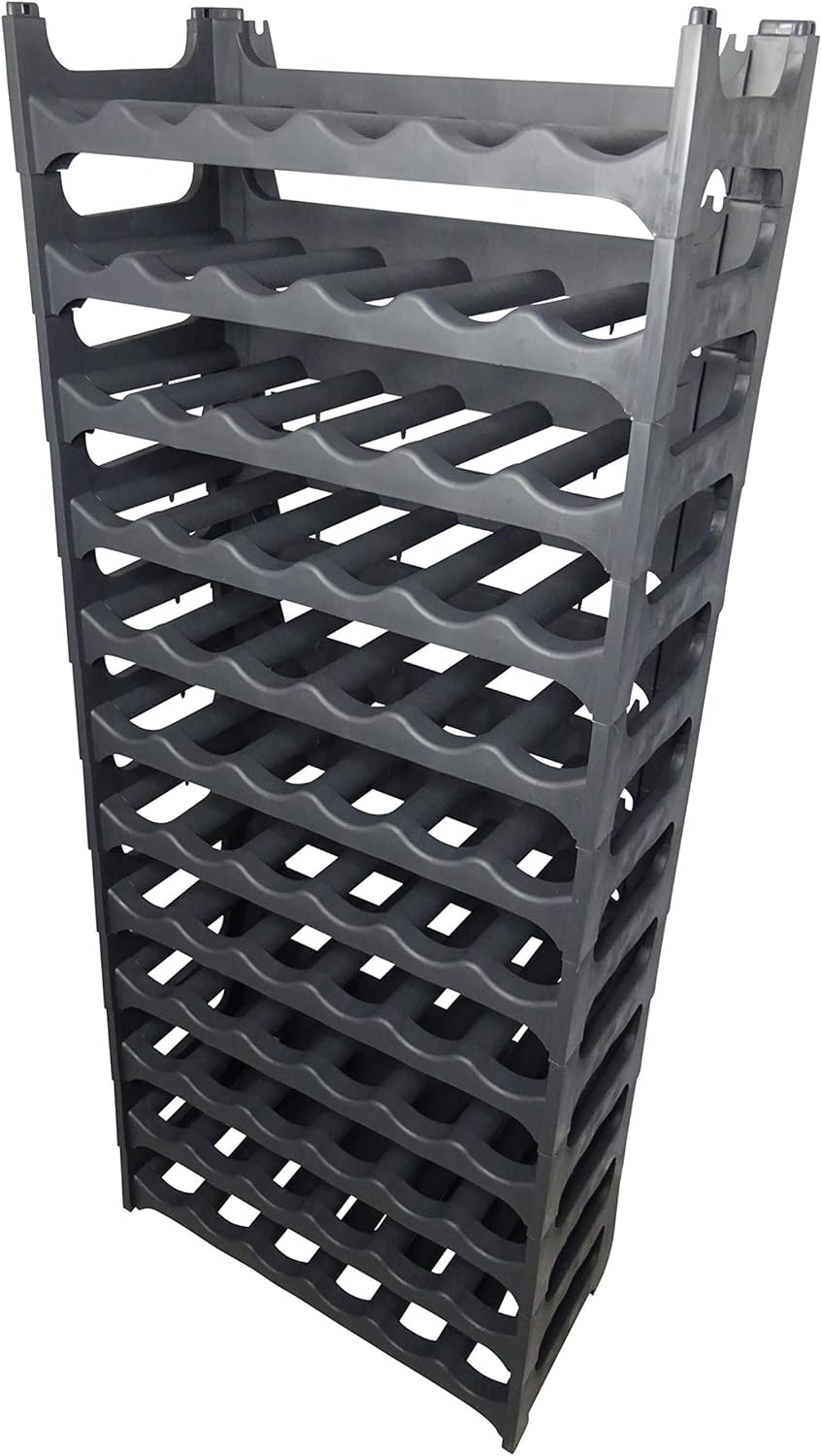 Wine Rack for 72 Bottles Anthracite Made in Germany