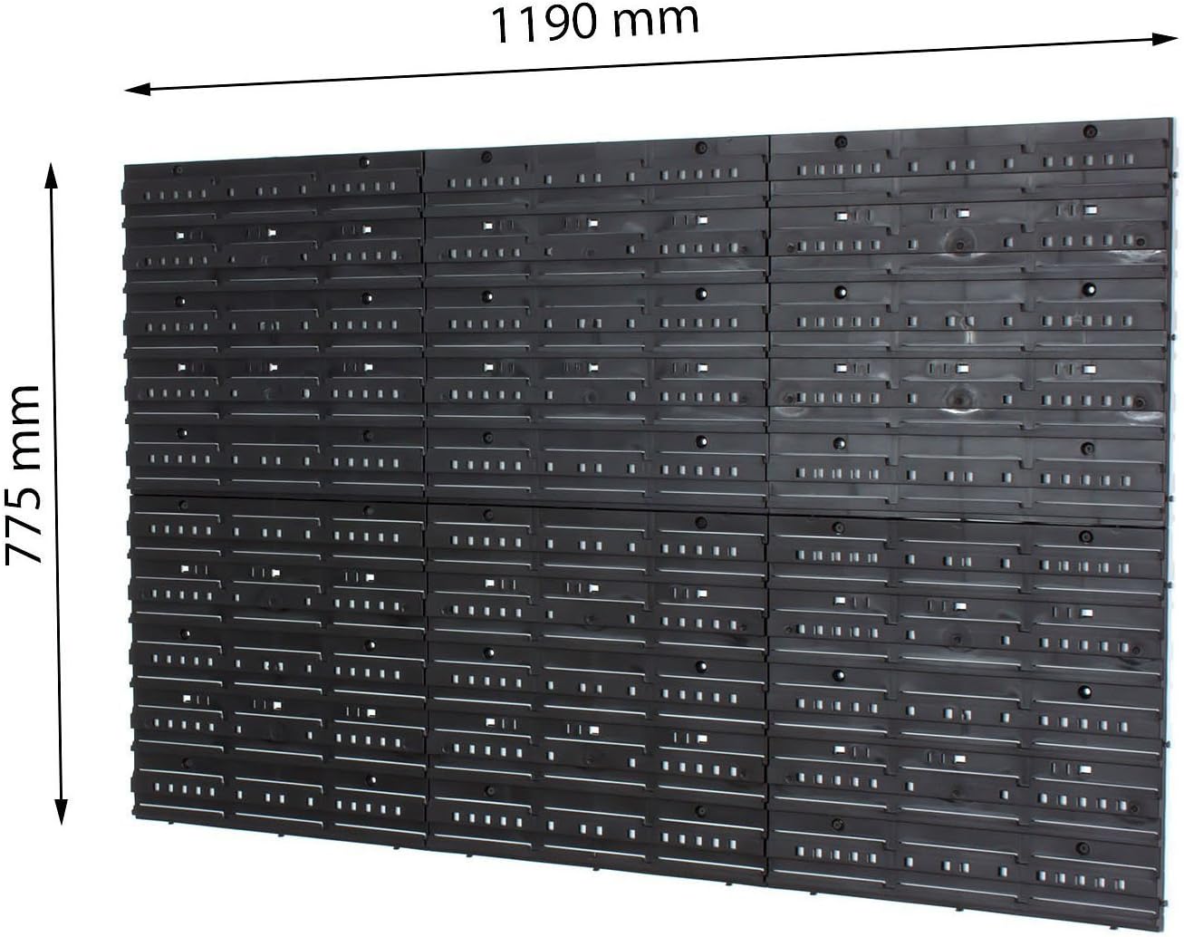 60 Stacking Boxes, Wall Shelf, 120 x 80 cm, Transparent Lid, Plastic Storage System, Stacking Boxes, Storage Boxes, Storage Boxes