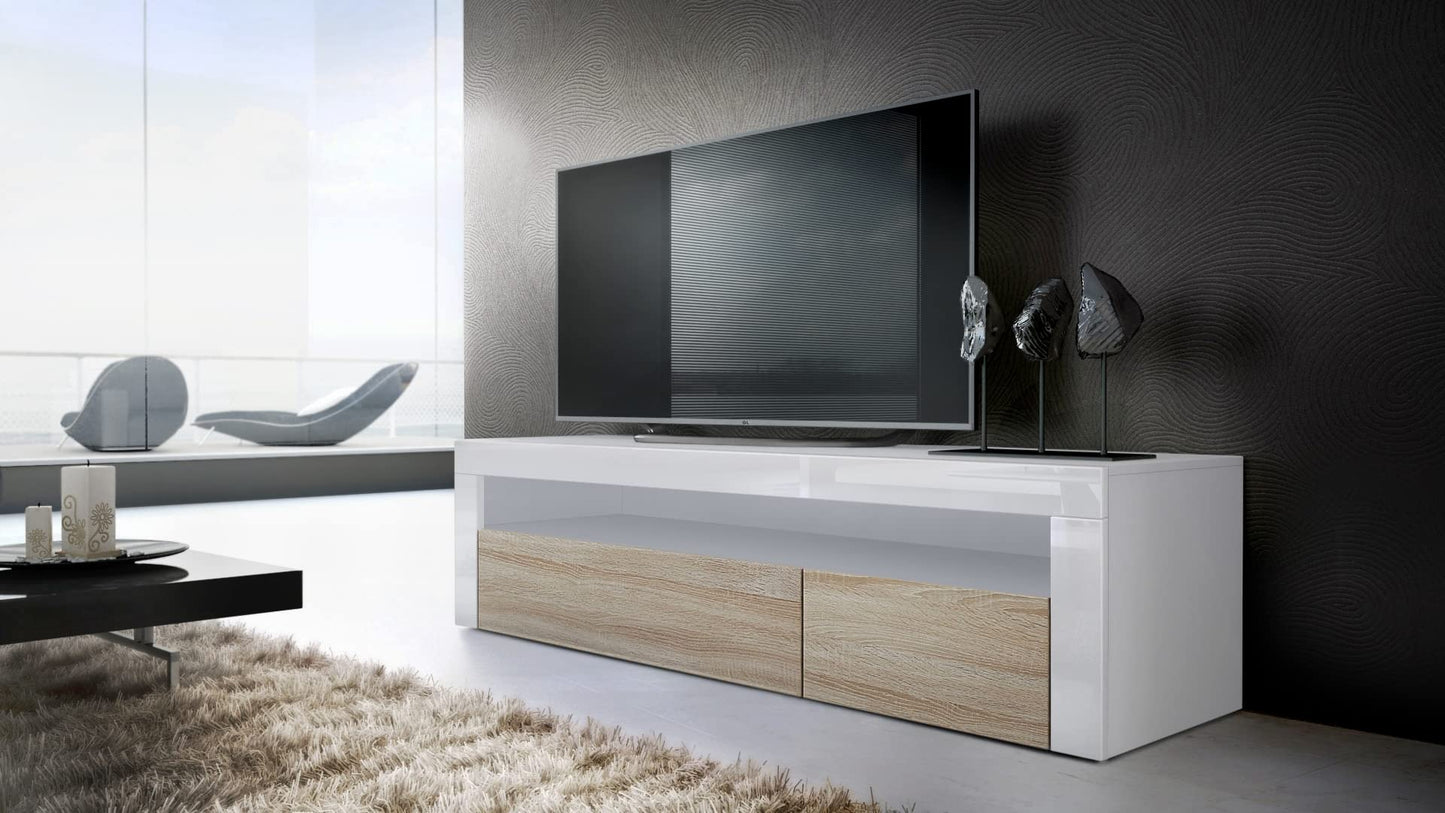 Vladon Valencia Chest of Drawers Sideboard White