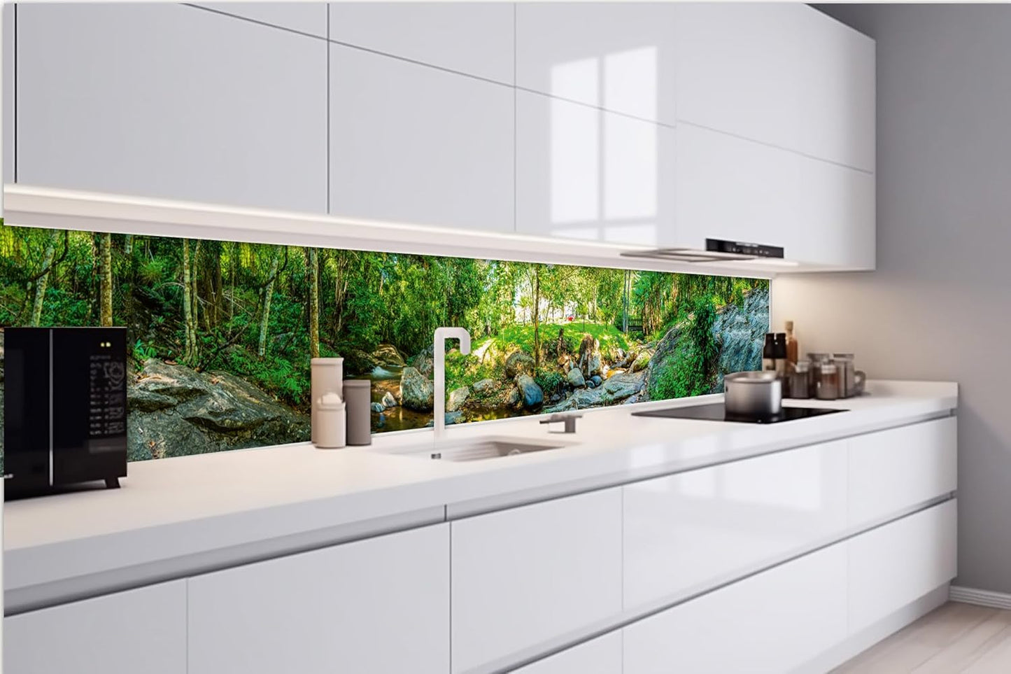 Dimex Kitchen Back Wall Film Self-Adhesive Fresco 350 x 60 cm Adhesive Film, Decorative Film, Splash Guard for Kitchen Made in EU