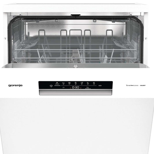 Gorenje GS643C90W Dishwasher/Freestanding/60 Width/16 Place Settings/6 Programmes/TotalDry/Total AquaStop/MultiClack/FlexUse/Intensive Programme/Crystal Glass/Energy Efficiency: C/Dimensions (H x W x