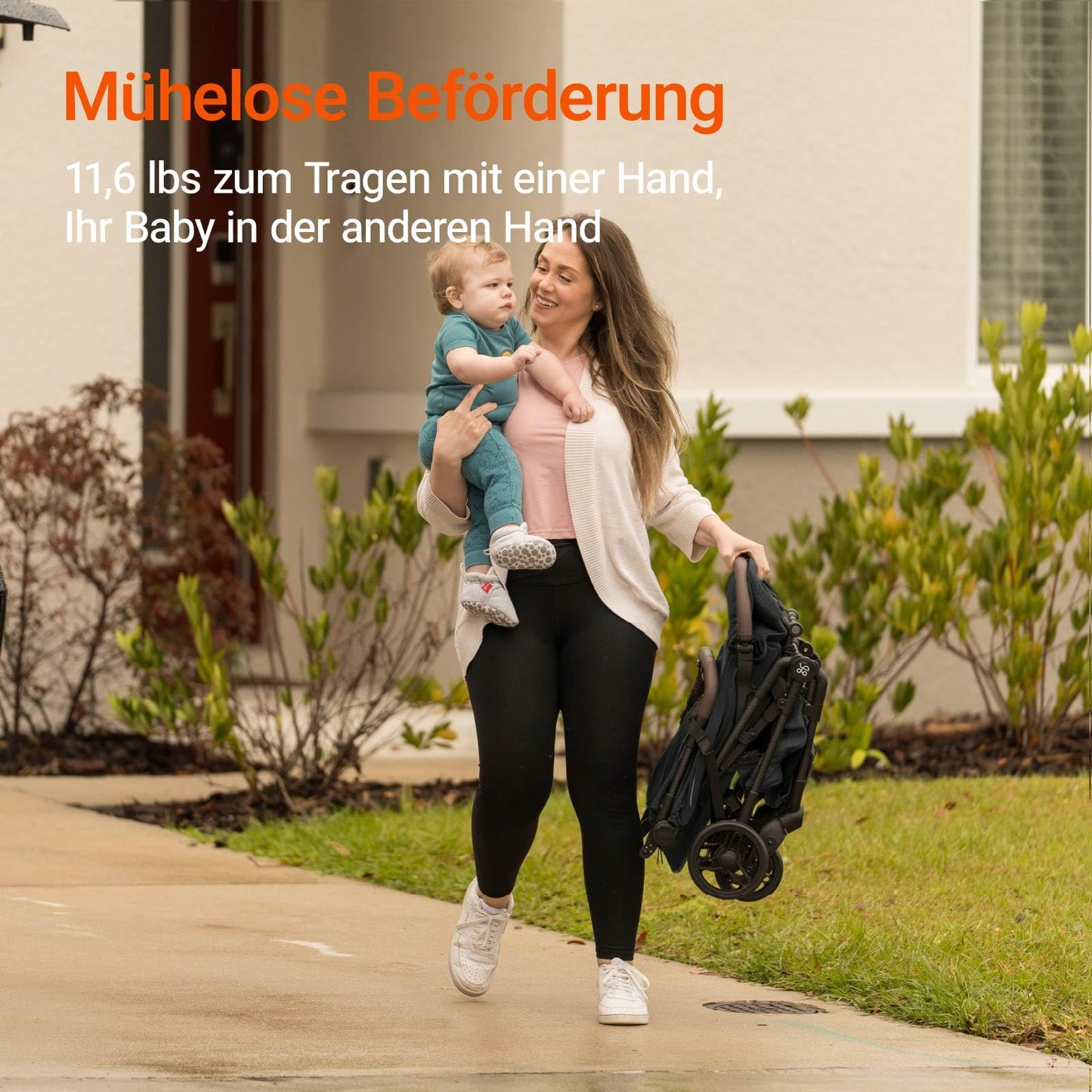 MAMAZING Baby Travel Buggy Pushchair for 6 - 4 Years up to 22 kg, Hand Luggage, Suitable for Small Folding Buggy Aeroplane with One-Handed Folding Design, Lightweight and Compact (5.26 kg) Made of