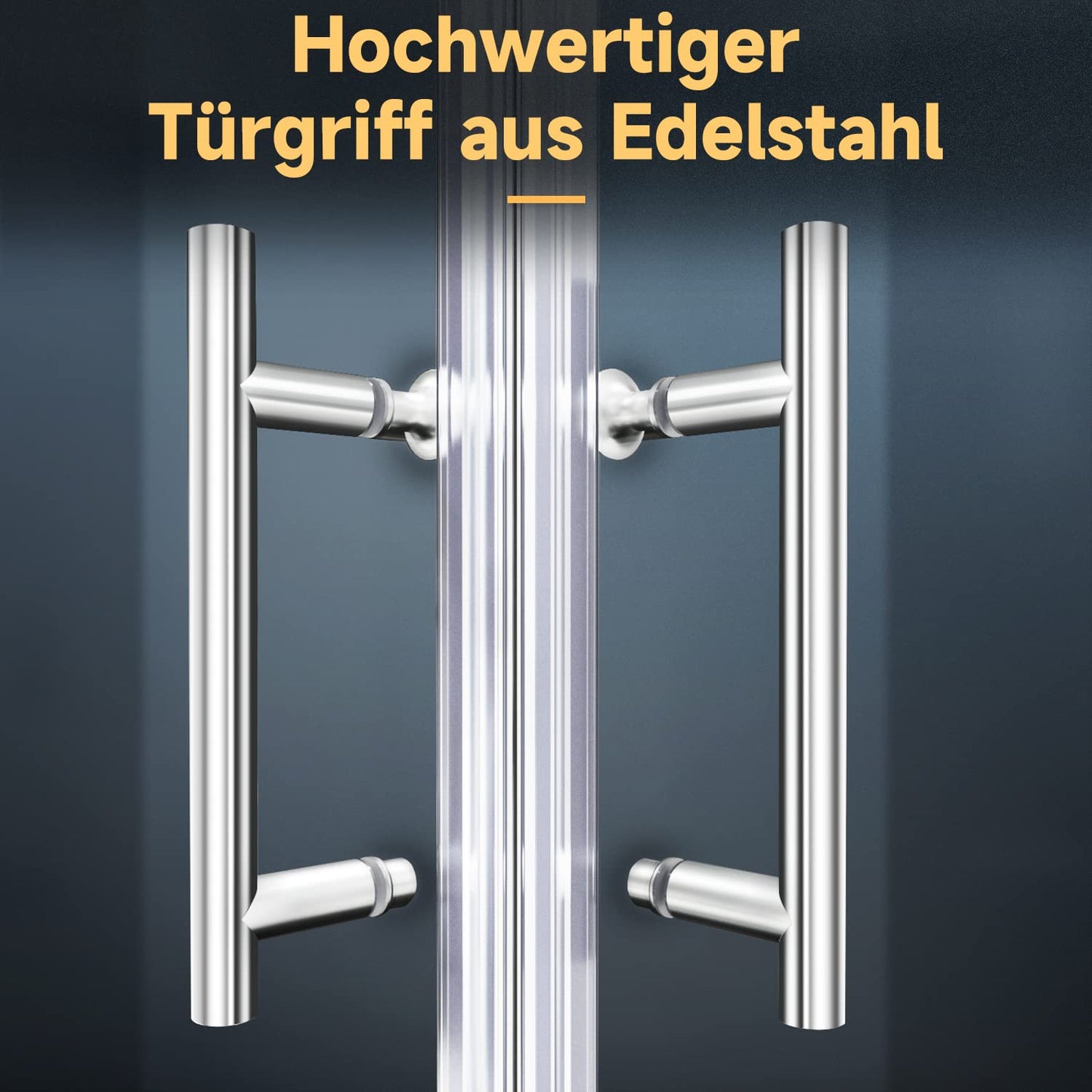SONNI Shower Cubicle 80 x 80 x 185 cm, Corner Entry, Shower Enclosure, Double Sliding Door, Real Glass